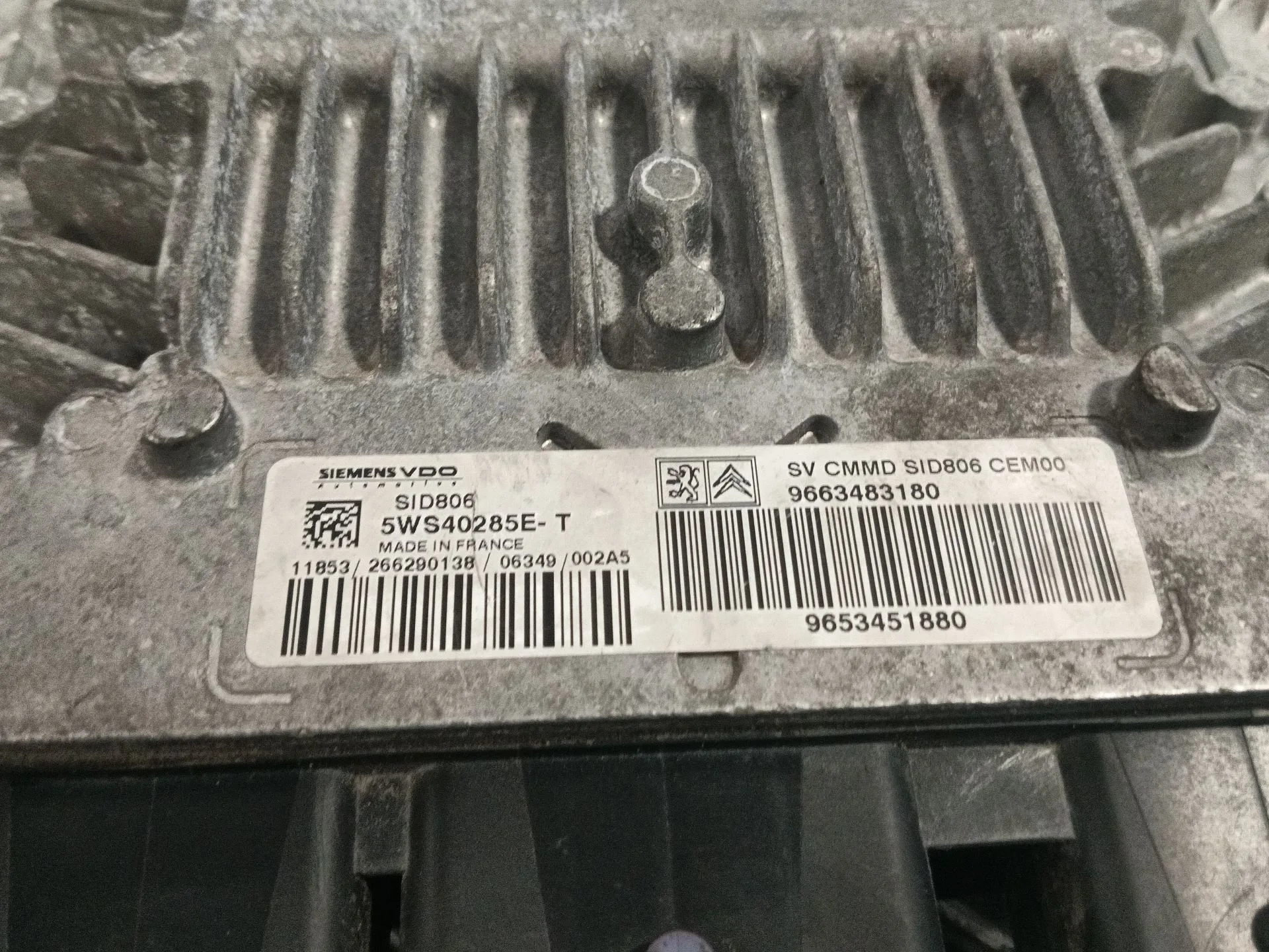 Centralita Motor Uce para Citroën C2