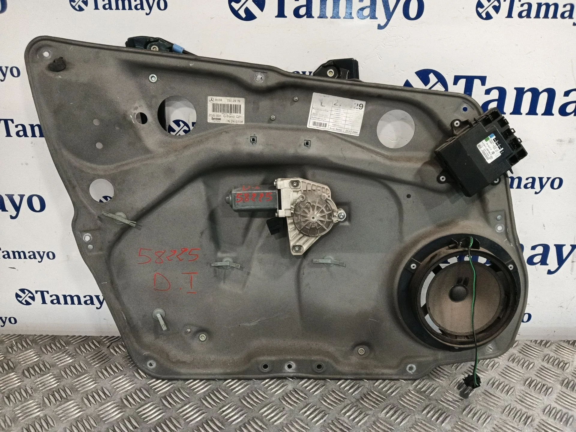 Elevalunas Delantero Izquierdo para Mercedes-Benz Clase A (W169)