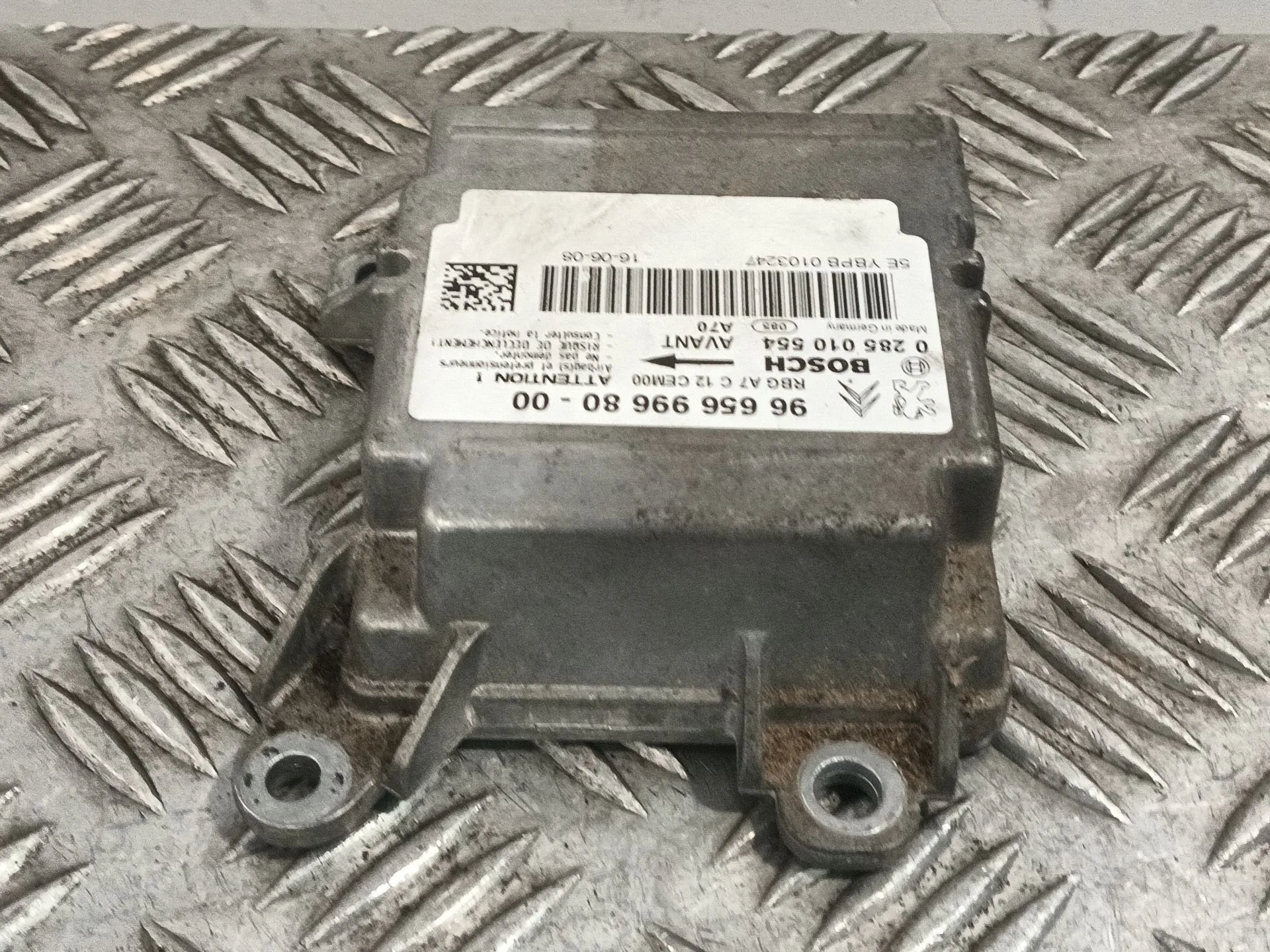 Centralita Airbag para Peugeot 207