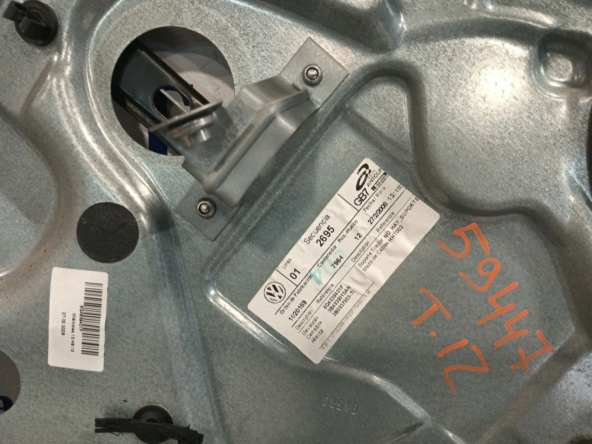 Elevalunas Trasero Izquierdo para Volkswagen Polo Iv (9N_, 9A_)
