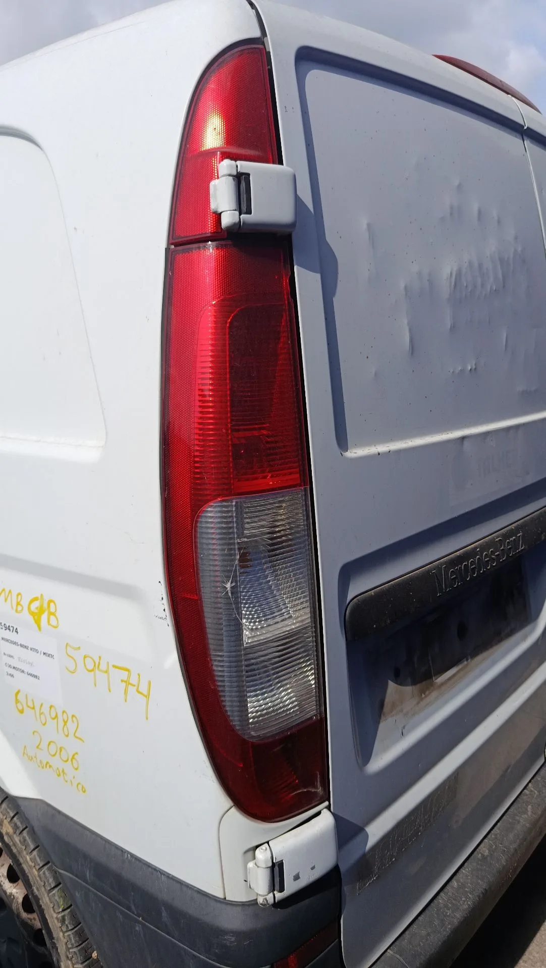 Piloto Trasero Izquierdo para Mercedes-Benz Vito / Mixto Furgoneta (W639)