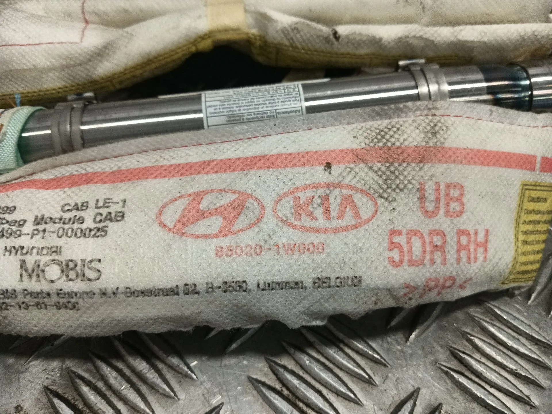 Airbag Cortina Delantero Derecho para Kia Rio Iii (Ub)