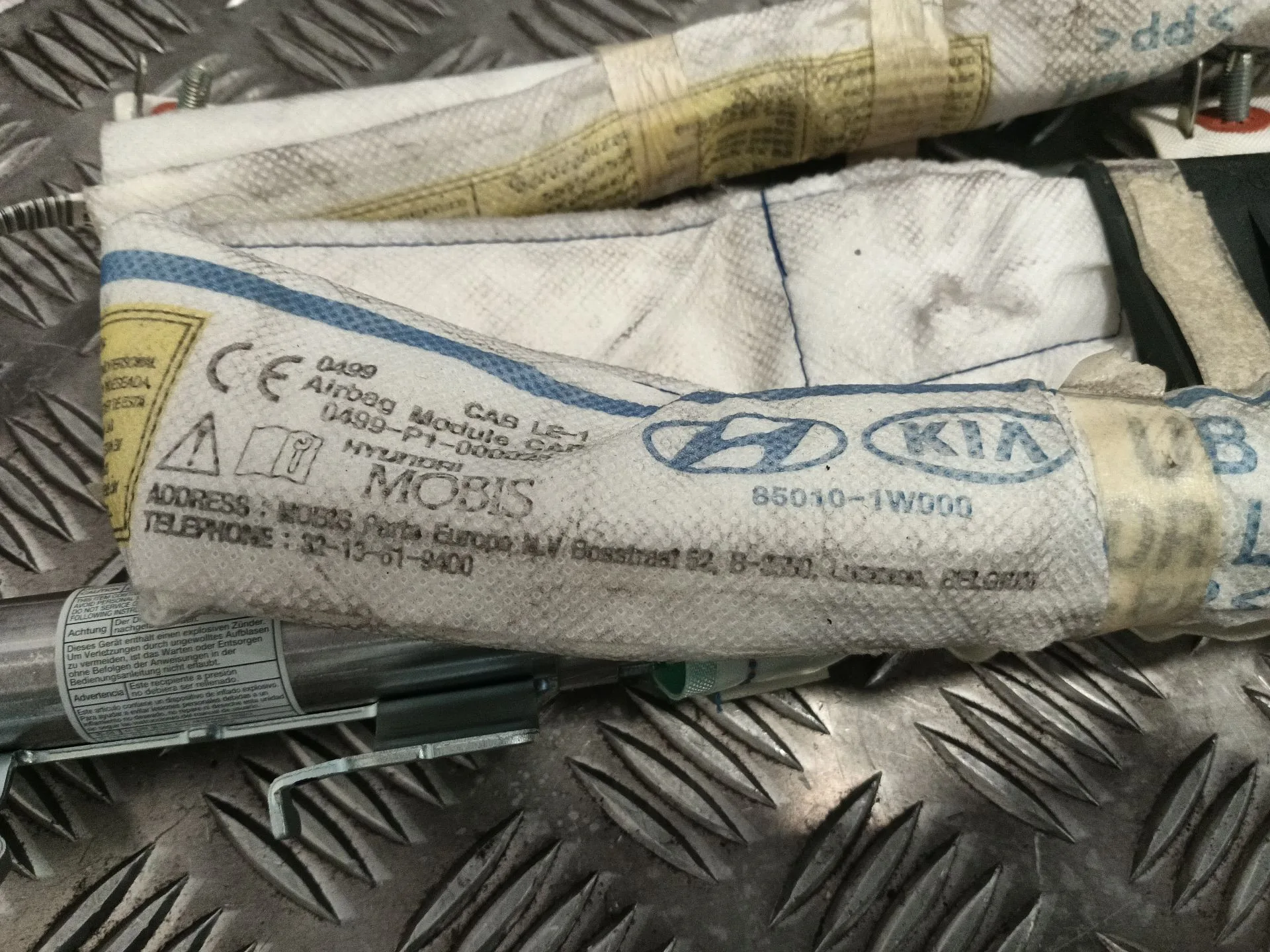 Airbag Cortina Delantero Izquierdo para Kia Rio Iii (Ub)