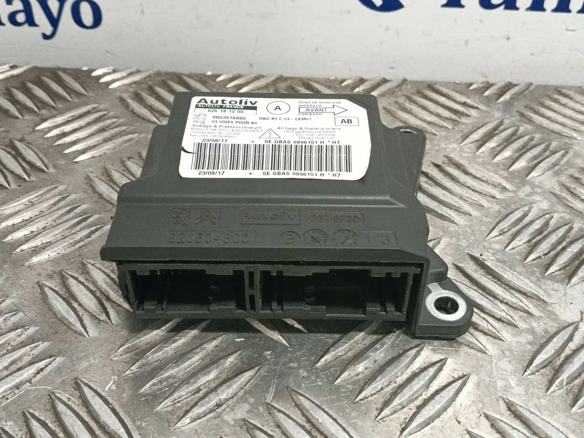 Centralita Airbag para Citroën Berlingo Cuadro