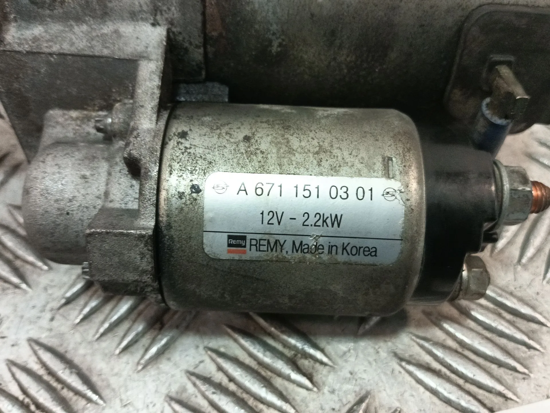 Motor Arranque para Ssangyong Rexton W / Rexton