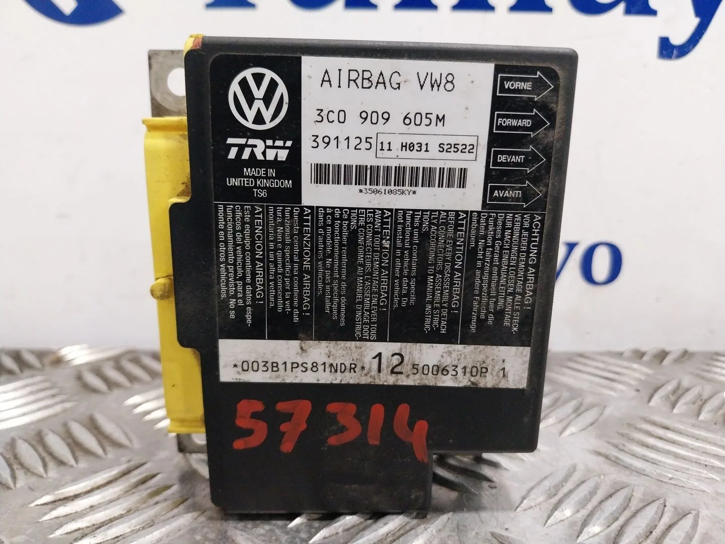 Centralita Airbag para Volkswagen Passat Variant (3C5)