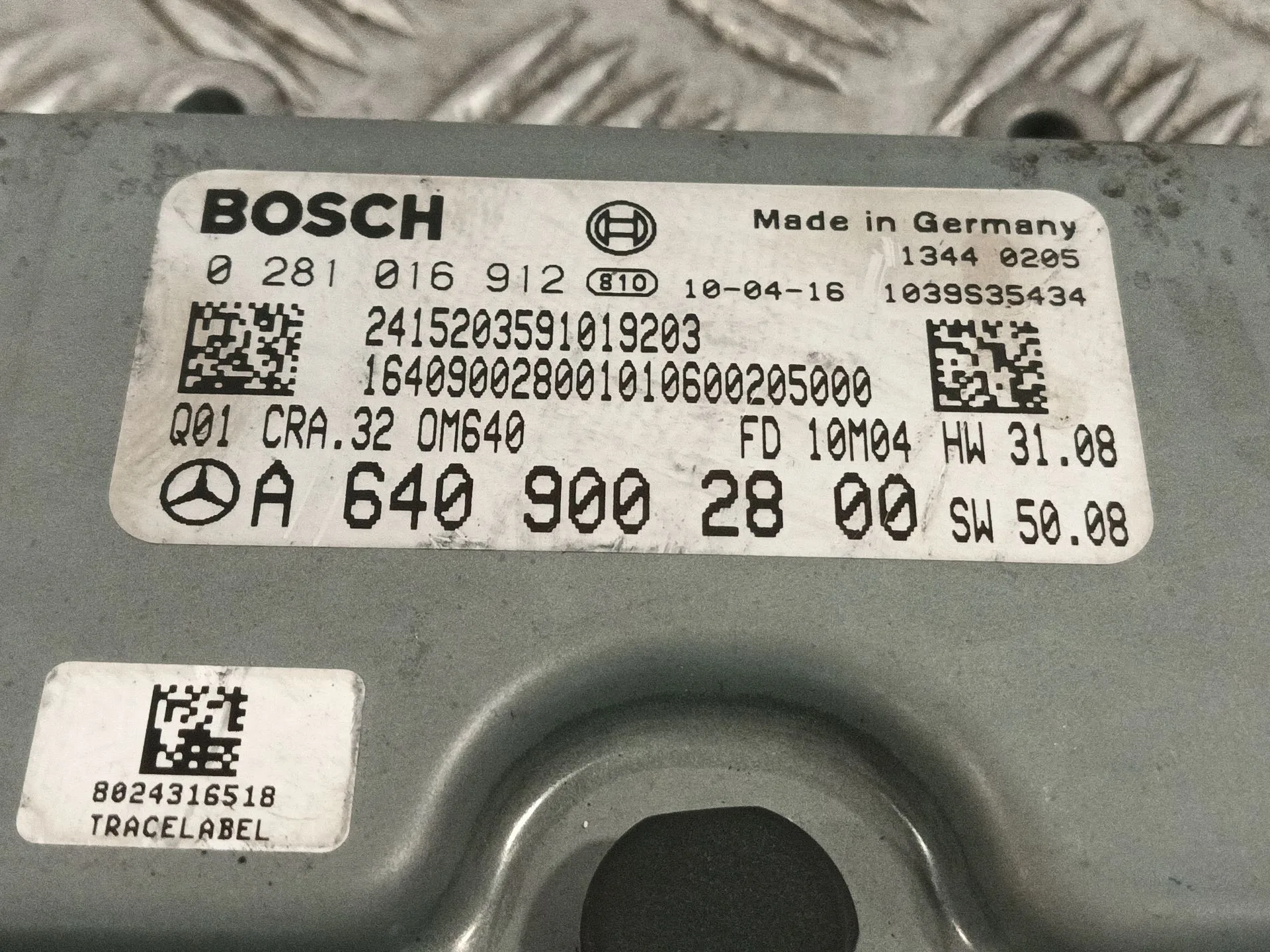 Centralita Motor Uce para Mercedes-Benz Clase B Sports Tourer (W245)