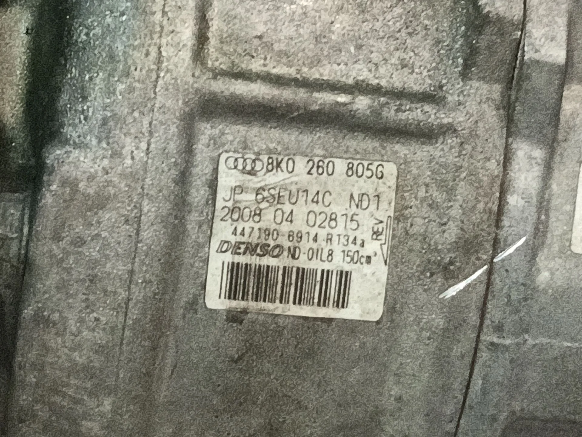 Compresor Aire Acondicionado para Audi A5 (8T3)
