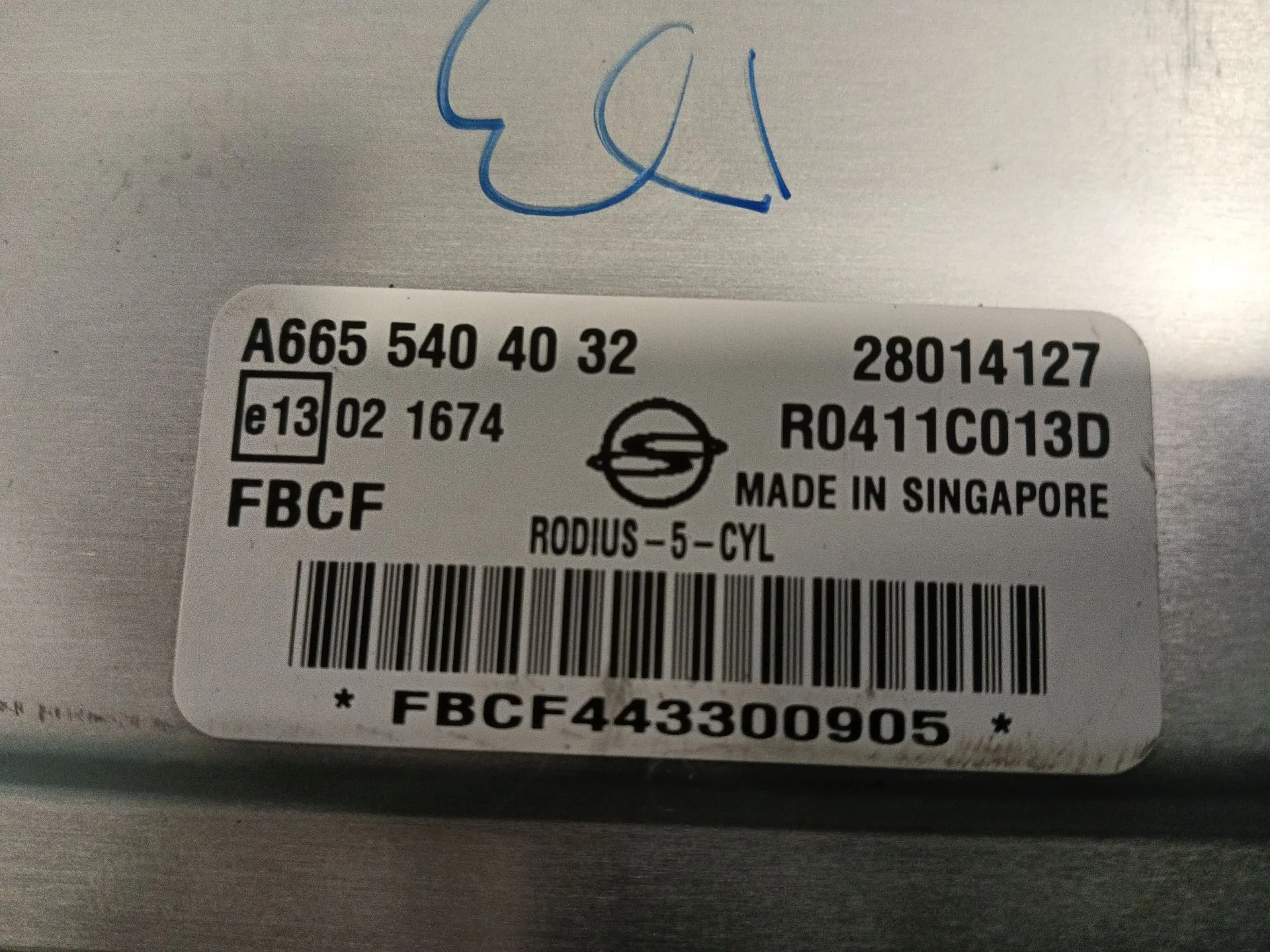Centralita Motor Uce para Ssangyong Rodius I
