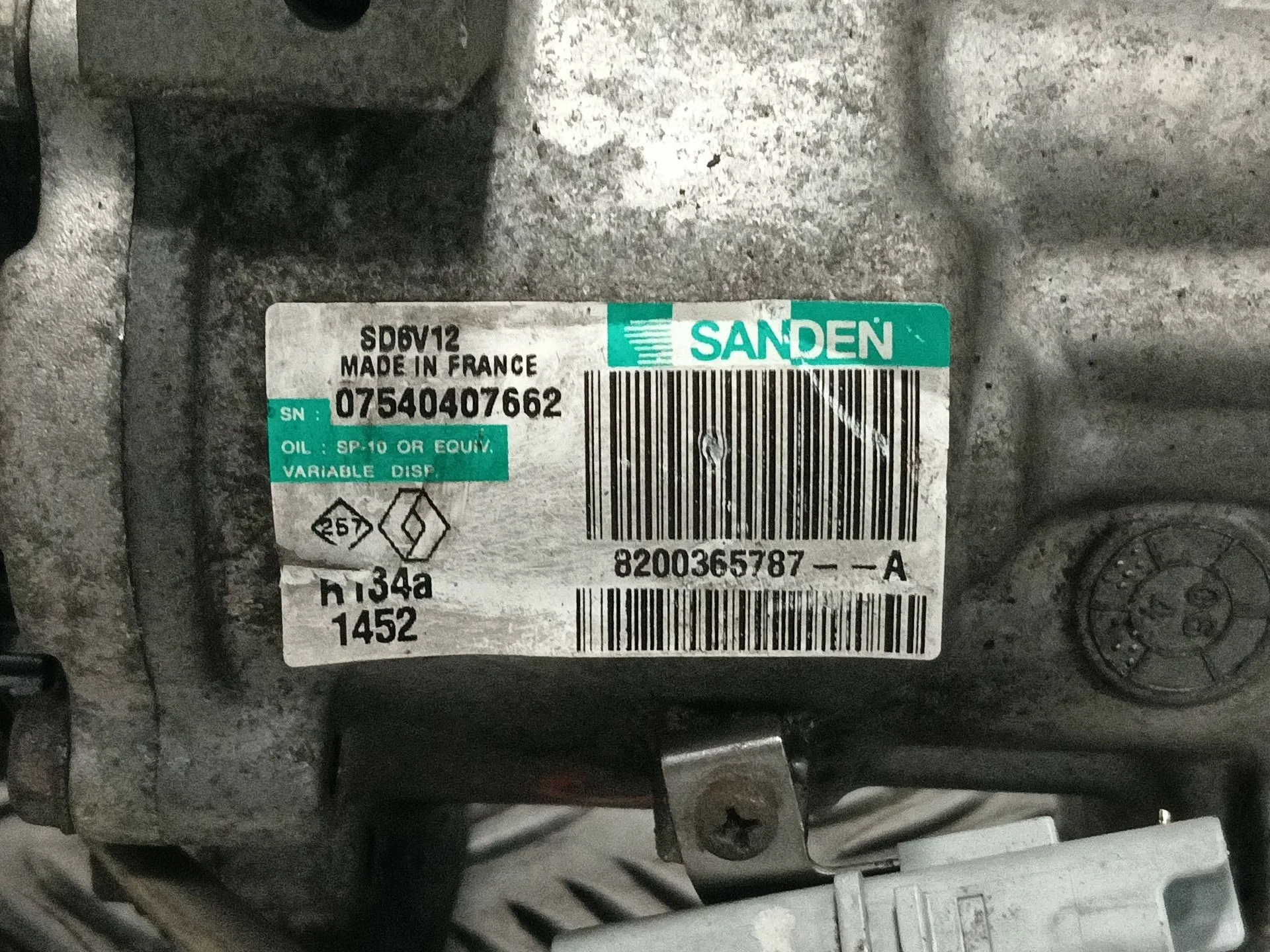 Compresor Aire Acondicionado para Renault Clio Iii
