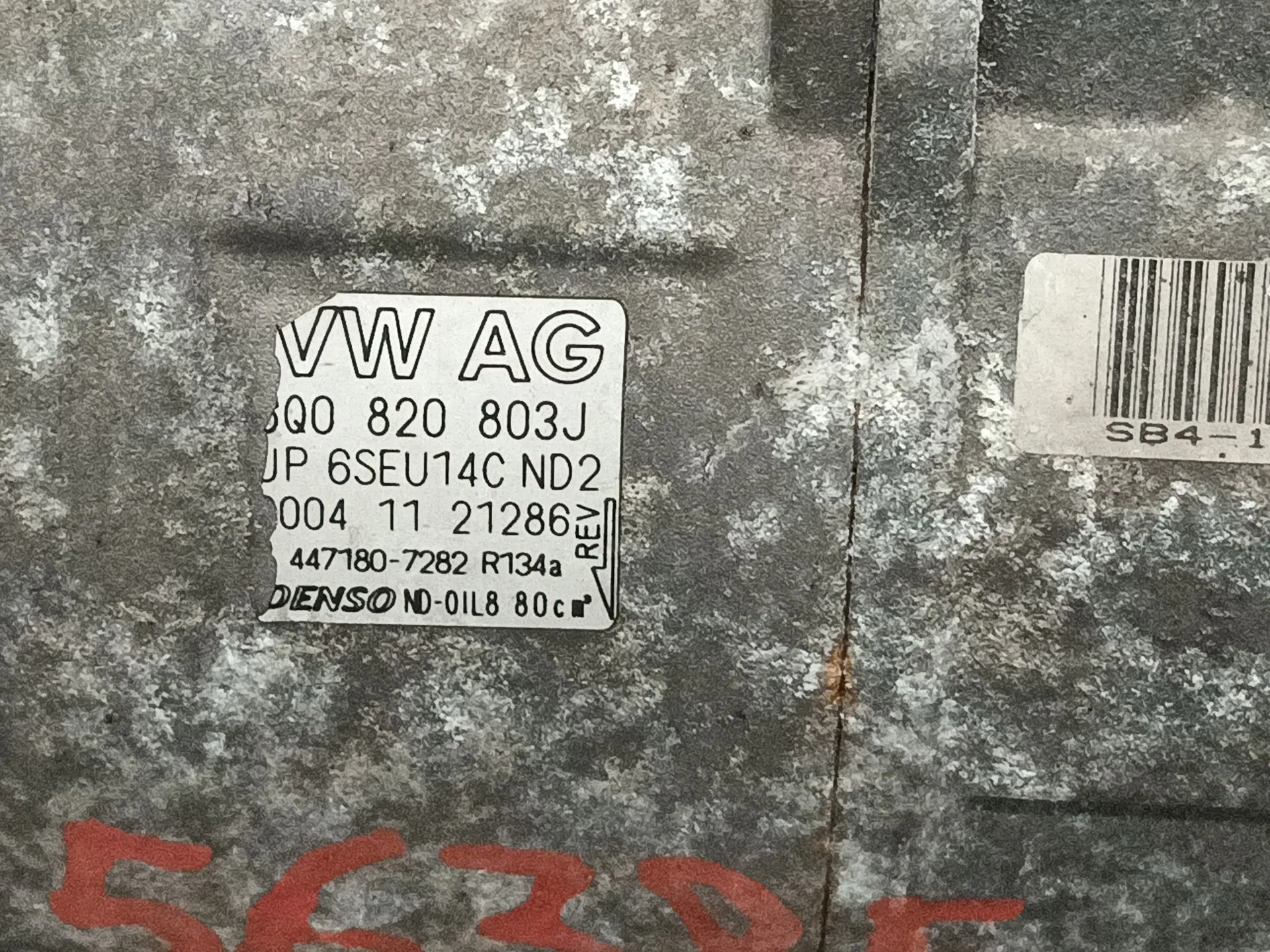 Compresor Aire Acondicionado para Volkswagen Polo (9N1)