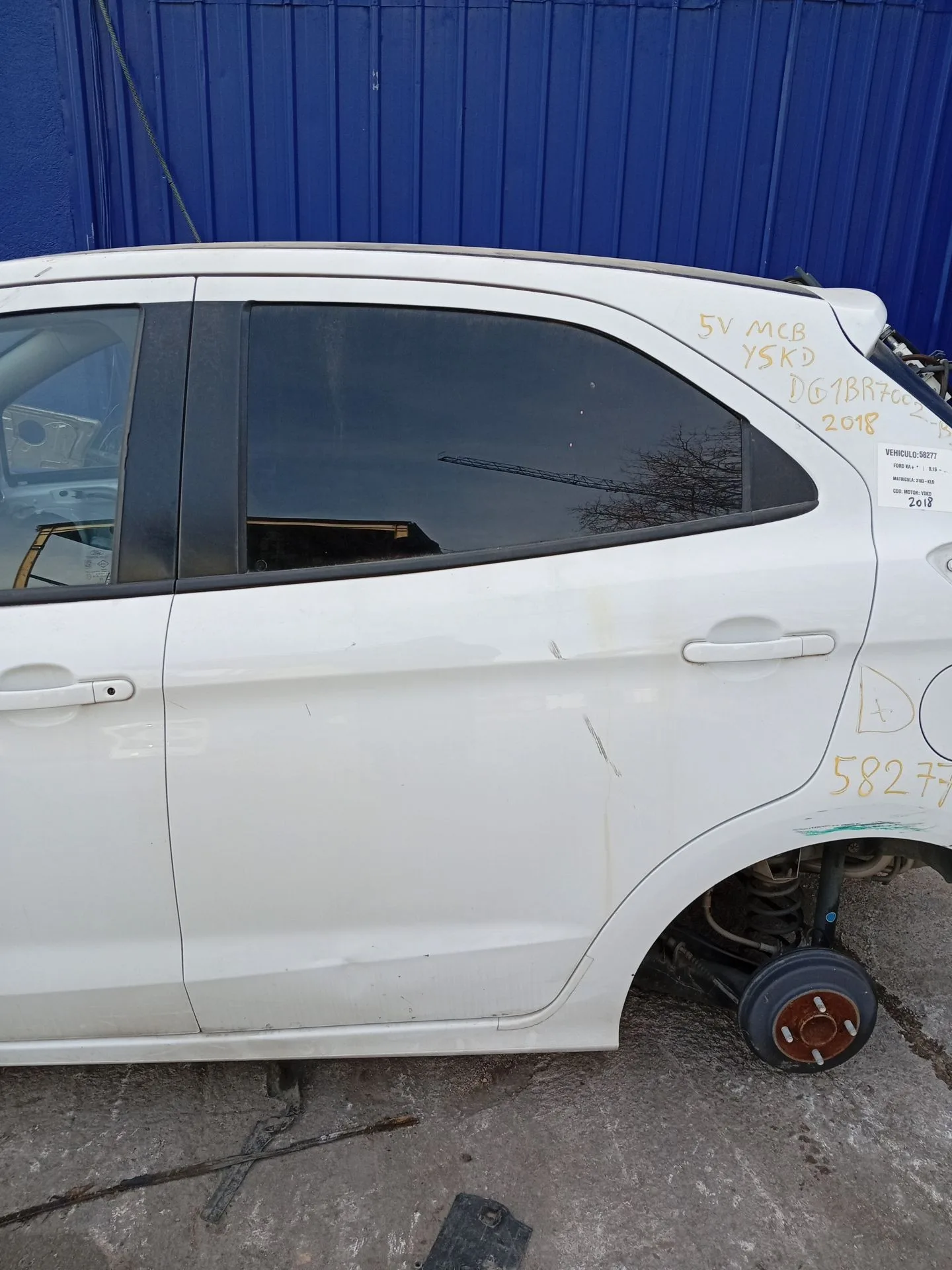 Puerta Trasera Izquierda para Ford Ka+