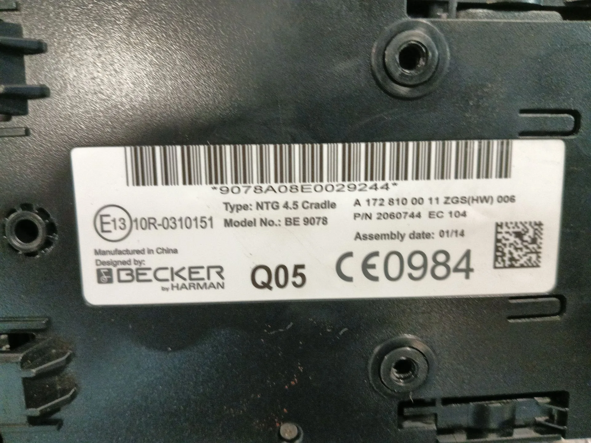 Modulo Electronico para Mercedes-Benz Clase A (W176)
