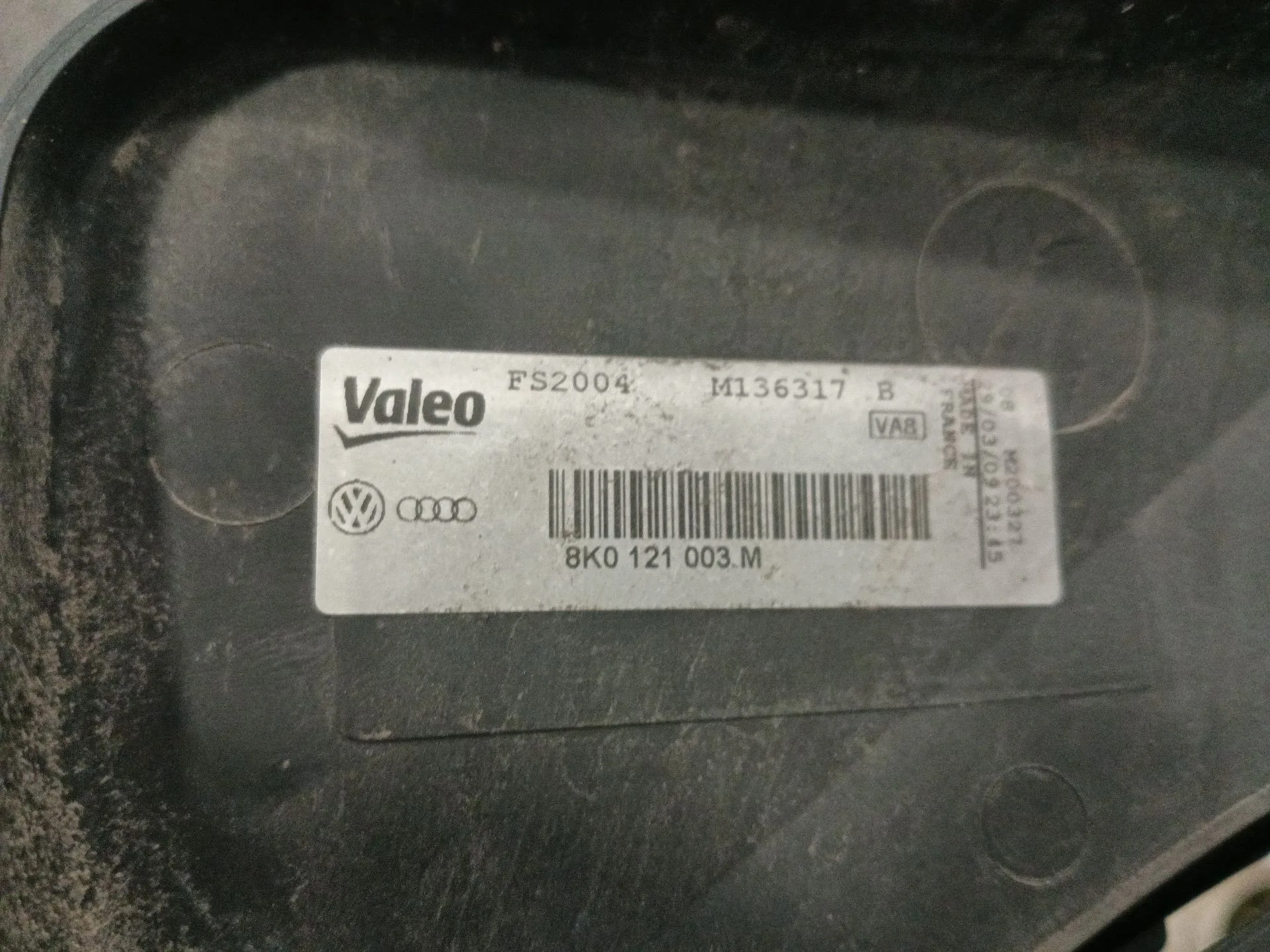 Electroventilador para Audi A4 Allroad Quattro (8K)