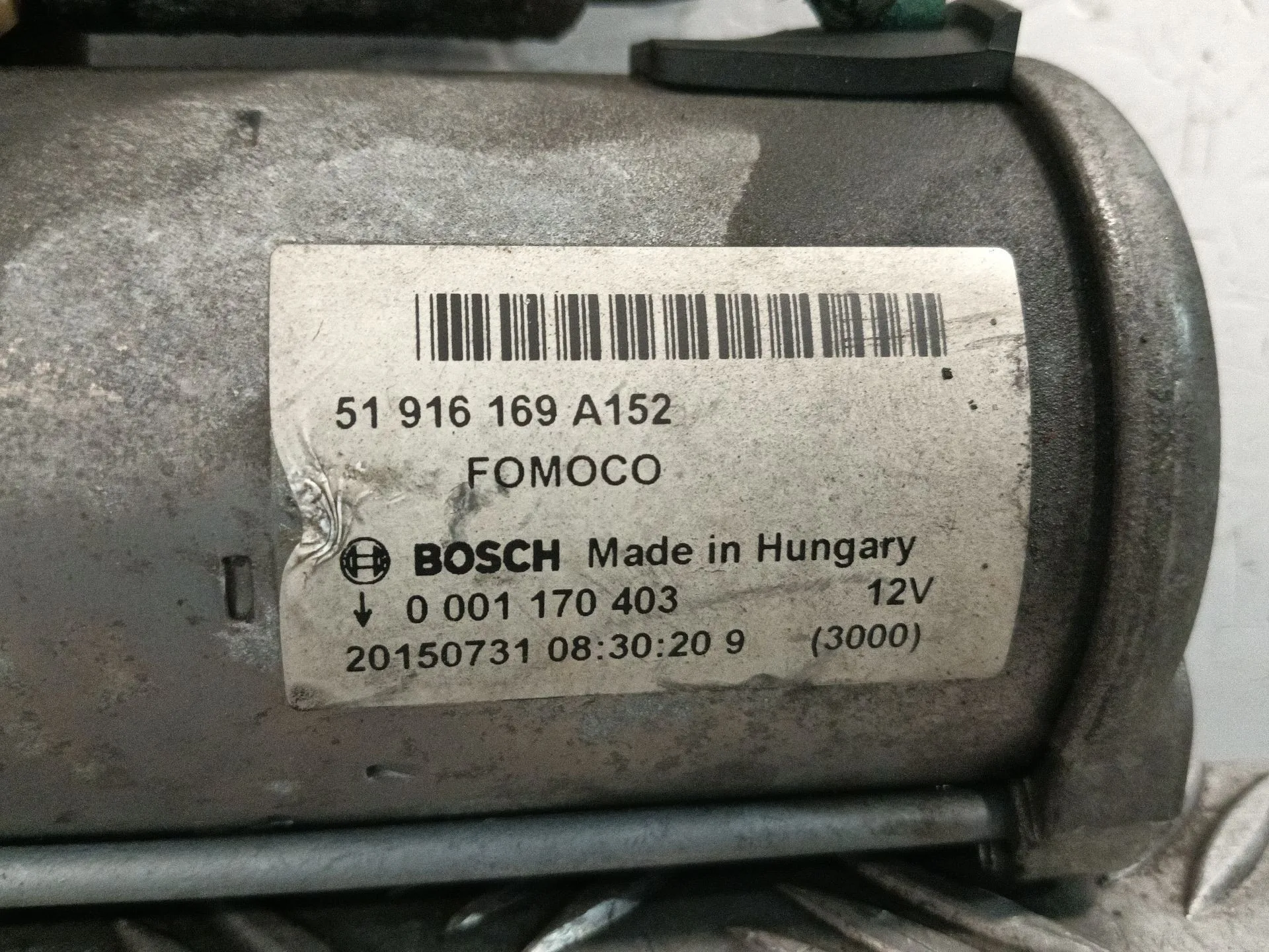 Motor Arranque para Ford Ka (Ru8)