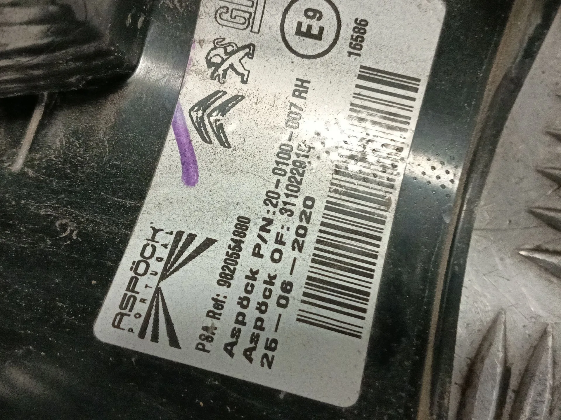 Piloto Trasero Derecho para Opel Combo Furgoneta/Monovolumen (K9)