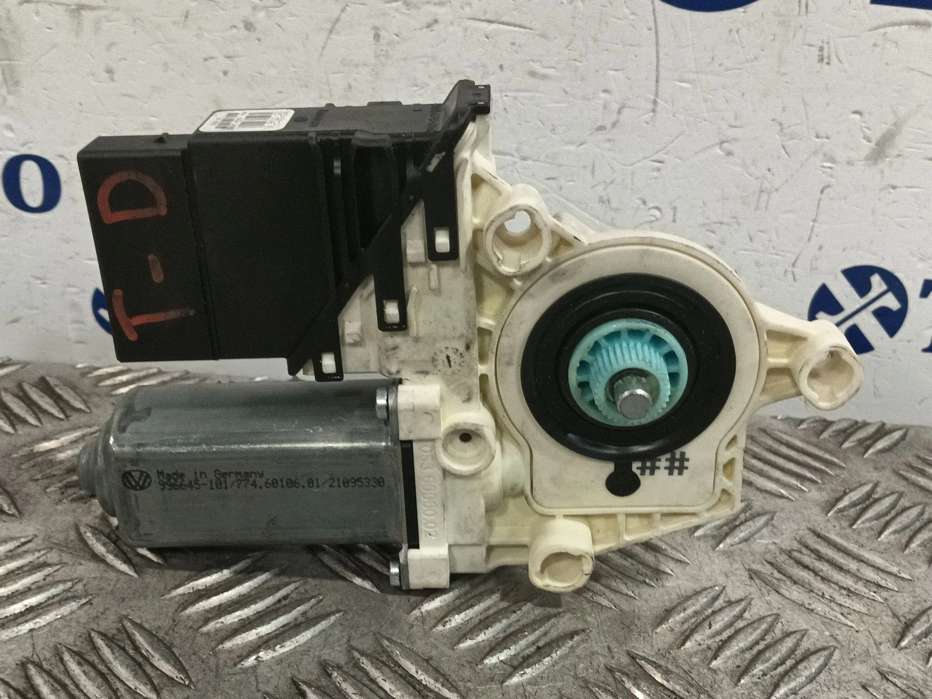 Motor Elevalunas Trasero Derecho para Volkswagen Touran (1T1, 1T2)