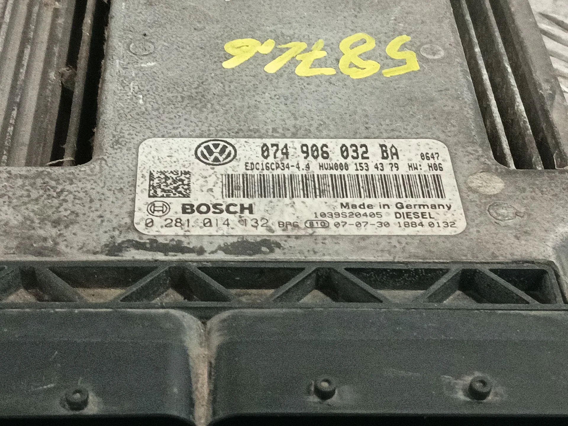 Centralita Motor Uce para Volkswagen Crafter Caja Cerrada