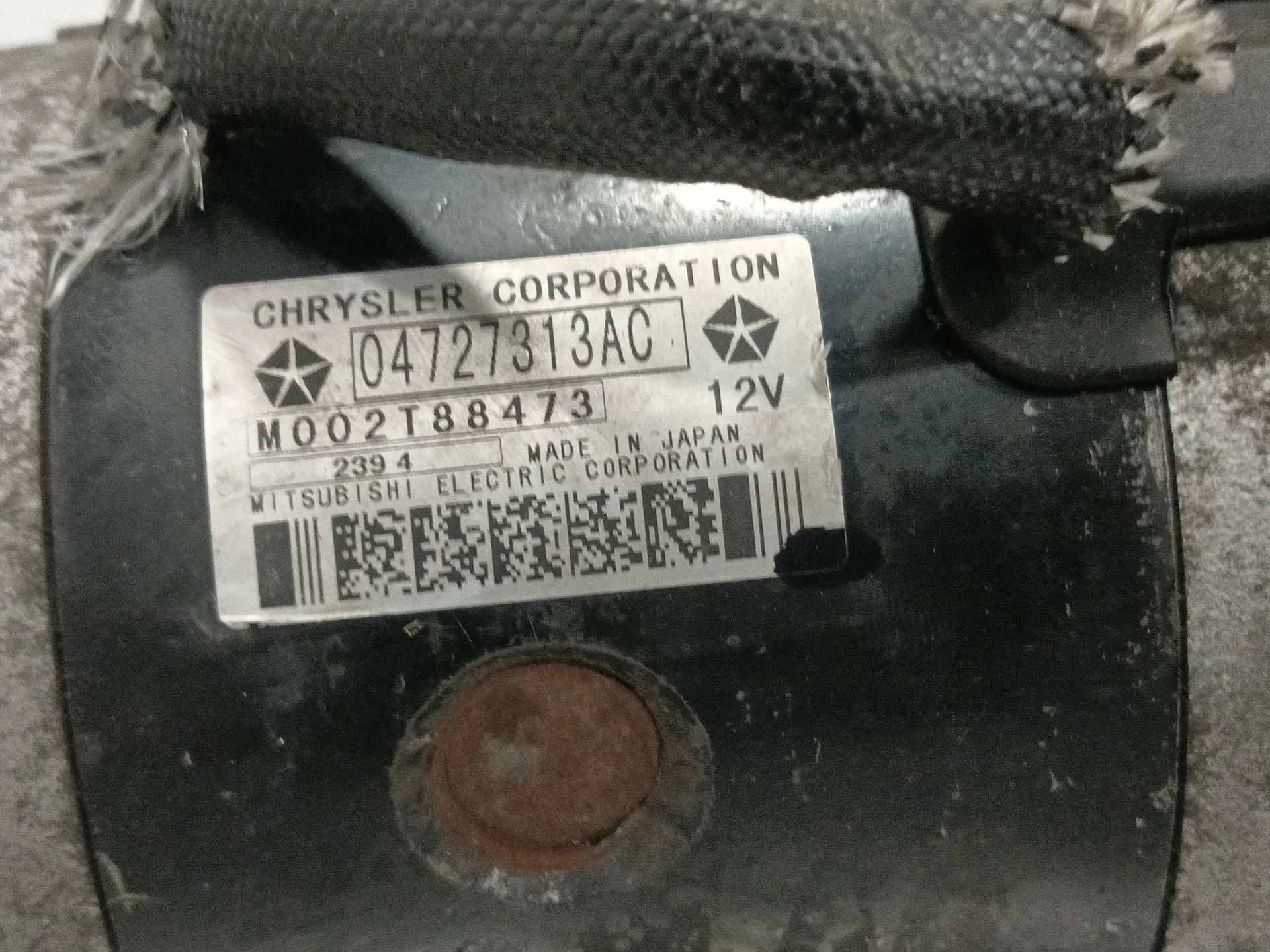 Motor Arranque para Chrysler Voyager (Rg)