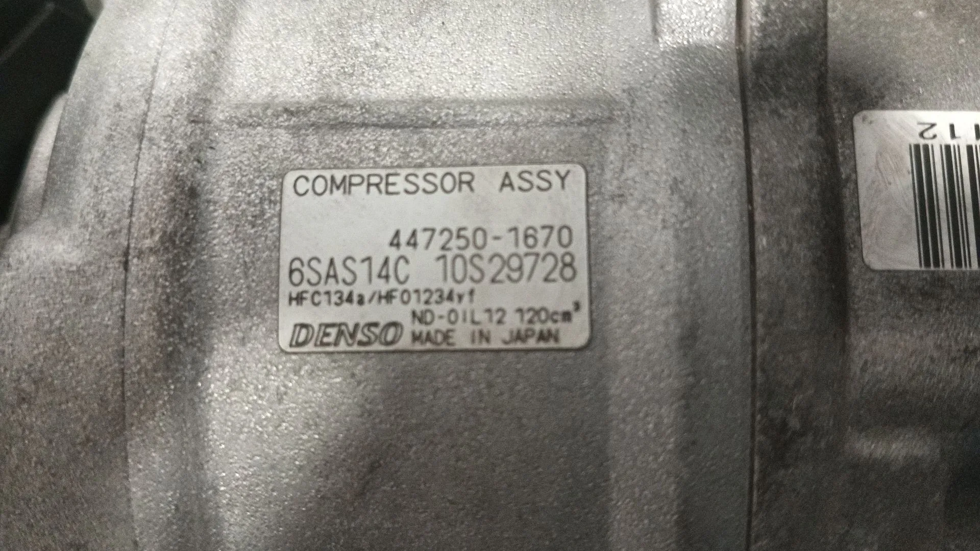 Compresor Aire Acondicionado para Mercedes-Benz Clase A (W176)