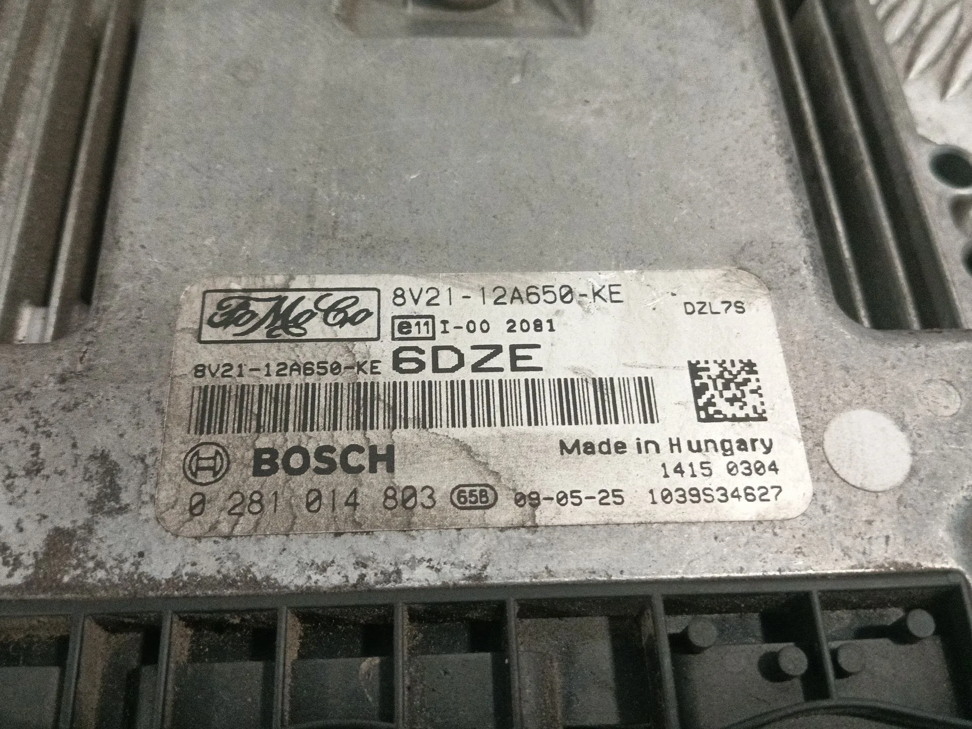Centralita Motor Uce para Ford Fiesta Vi (Cb1, Ccn)