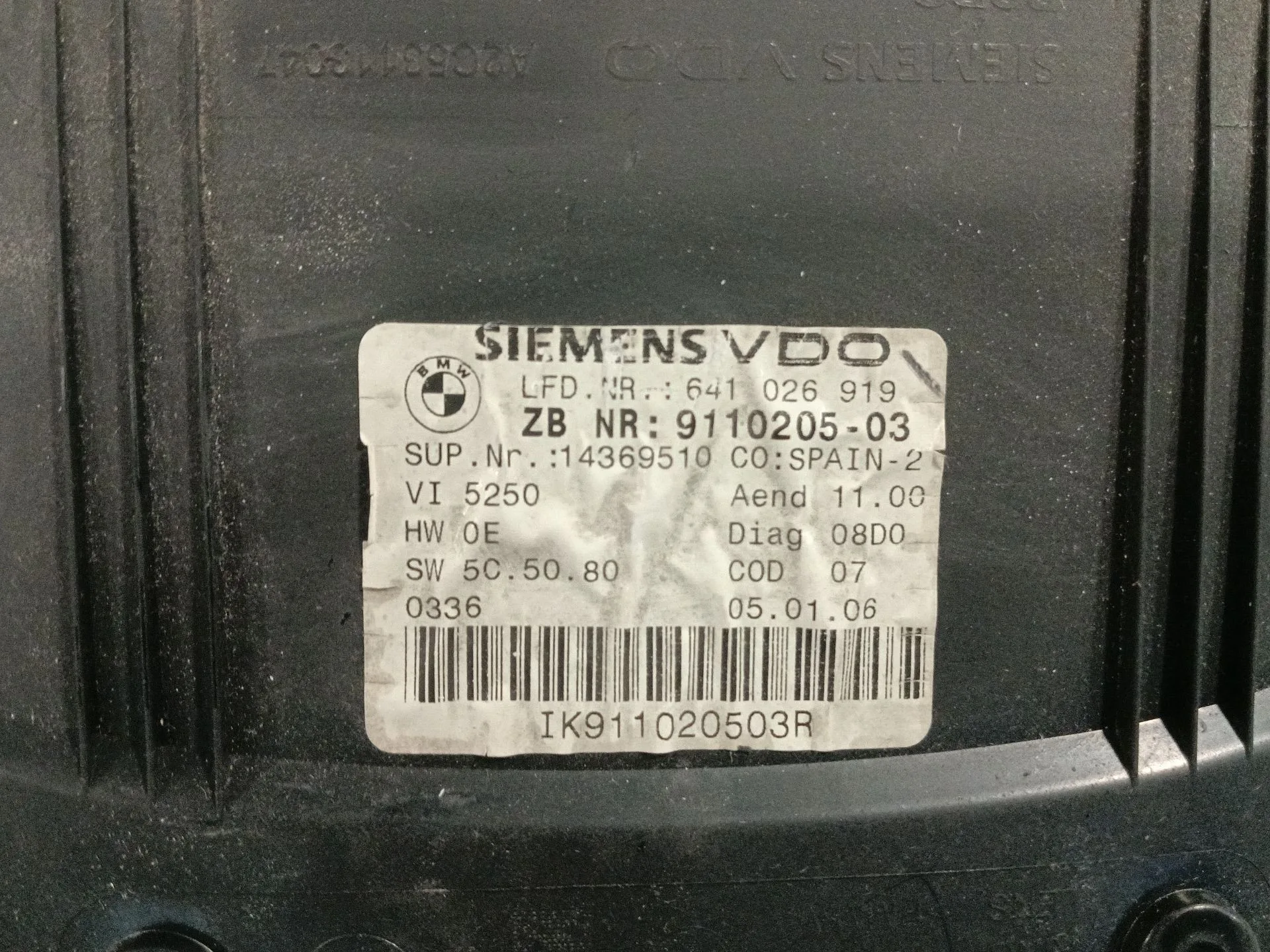 Cuadro Instrumentos para Bmw Serie 3 Berlina (E90)