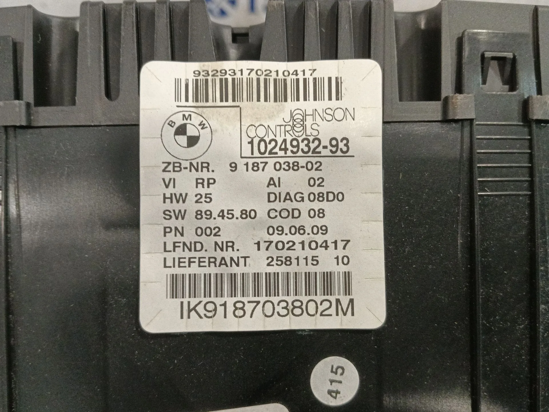 Cuadro Instrumentos para Bmw Serie 1 Berlina (E81/E87)