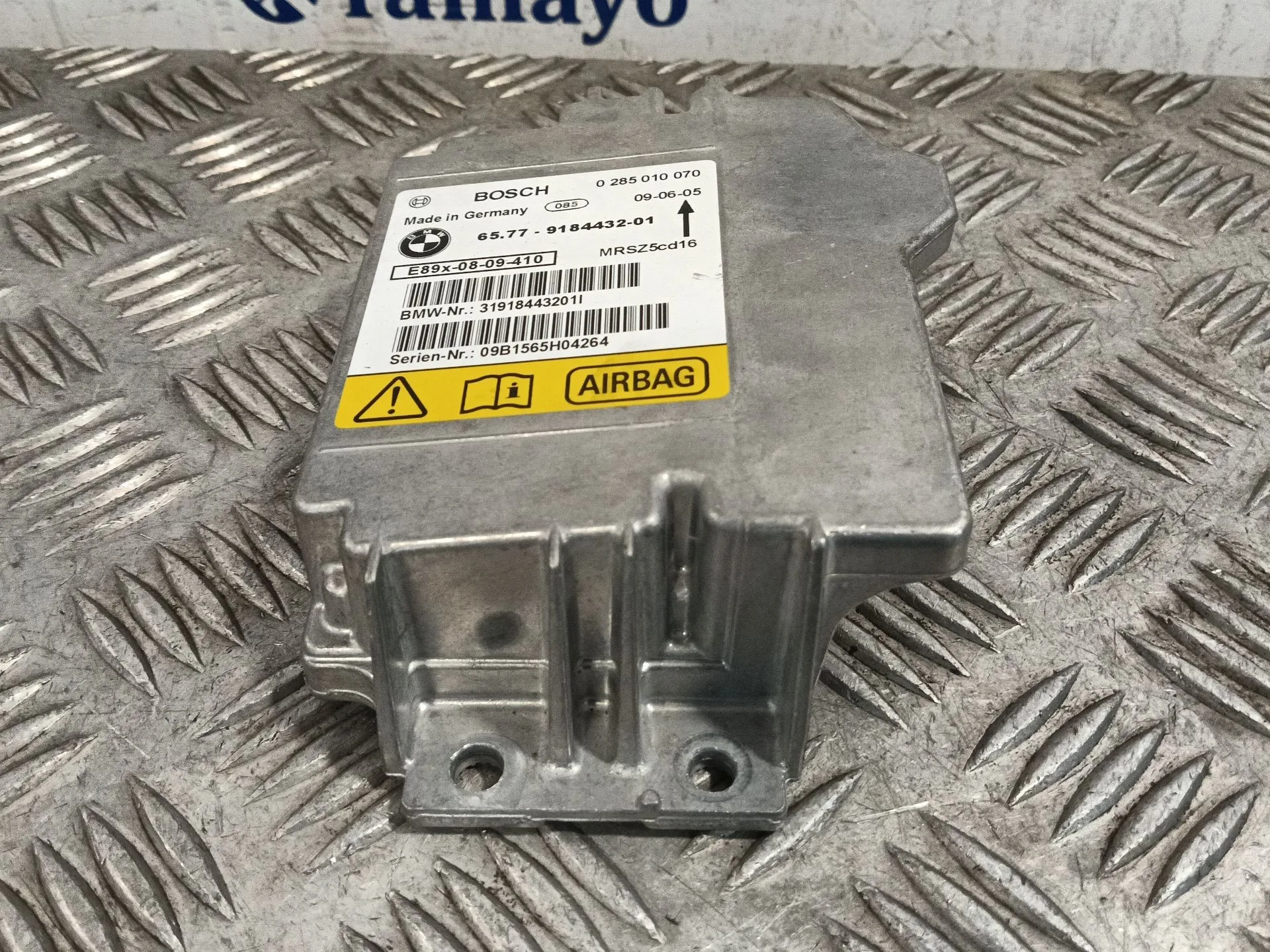 Centralita Airbag para Bmw Serie 1 Berlina (E81/E87)