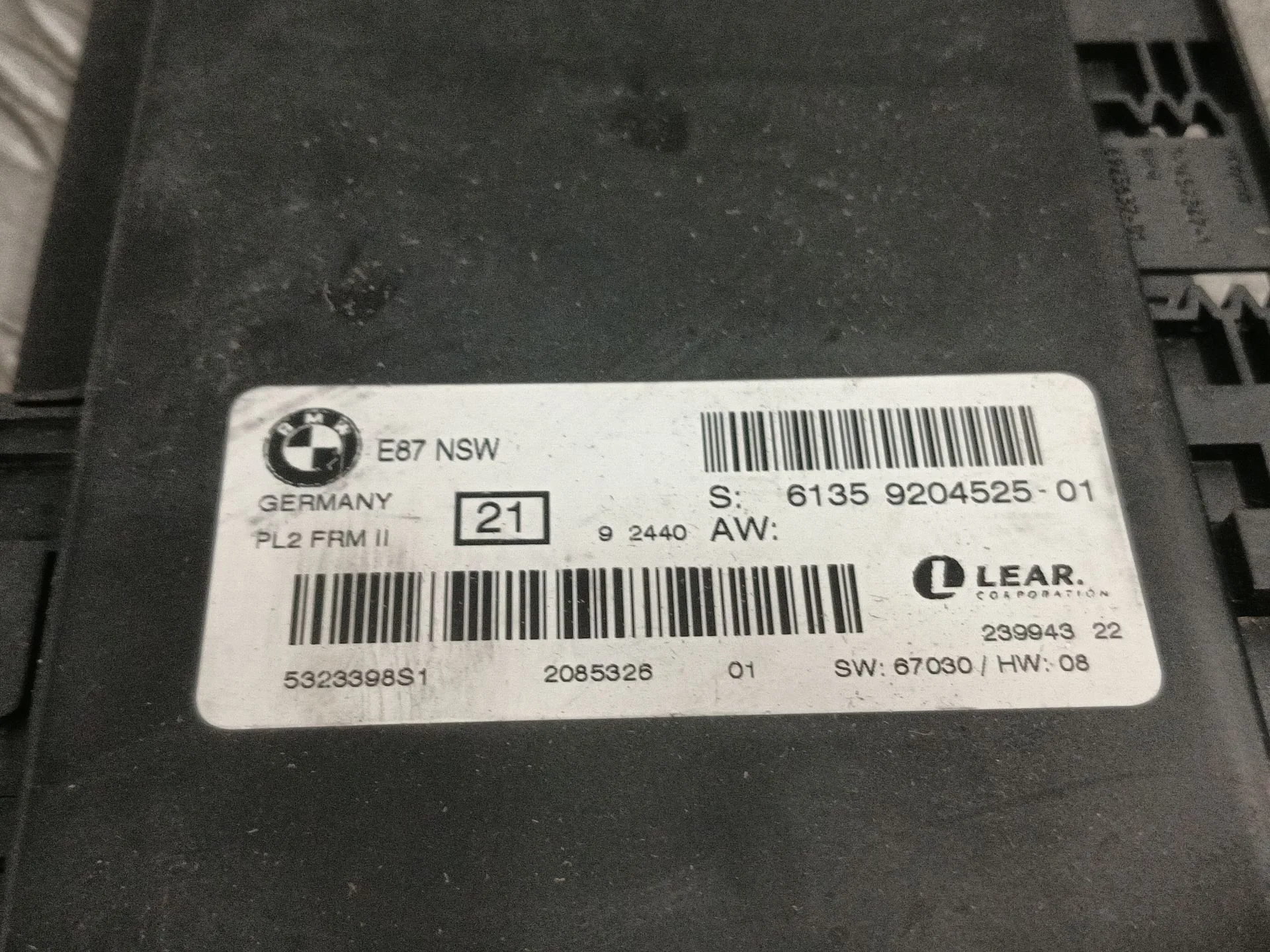 Modulo Electronico para Bmw Serie 1 Berlina (E81/E87)