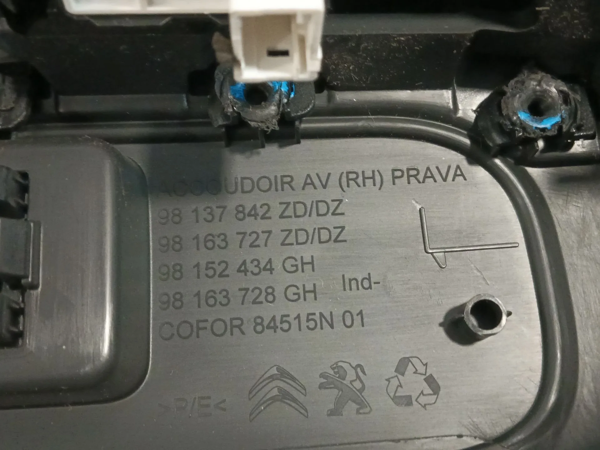 Moldura Puerta Delantera Derecha para Citroën C3