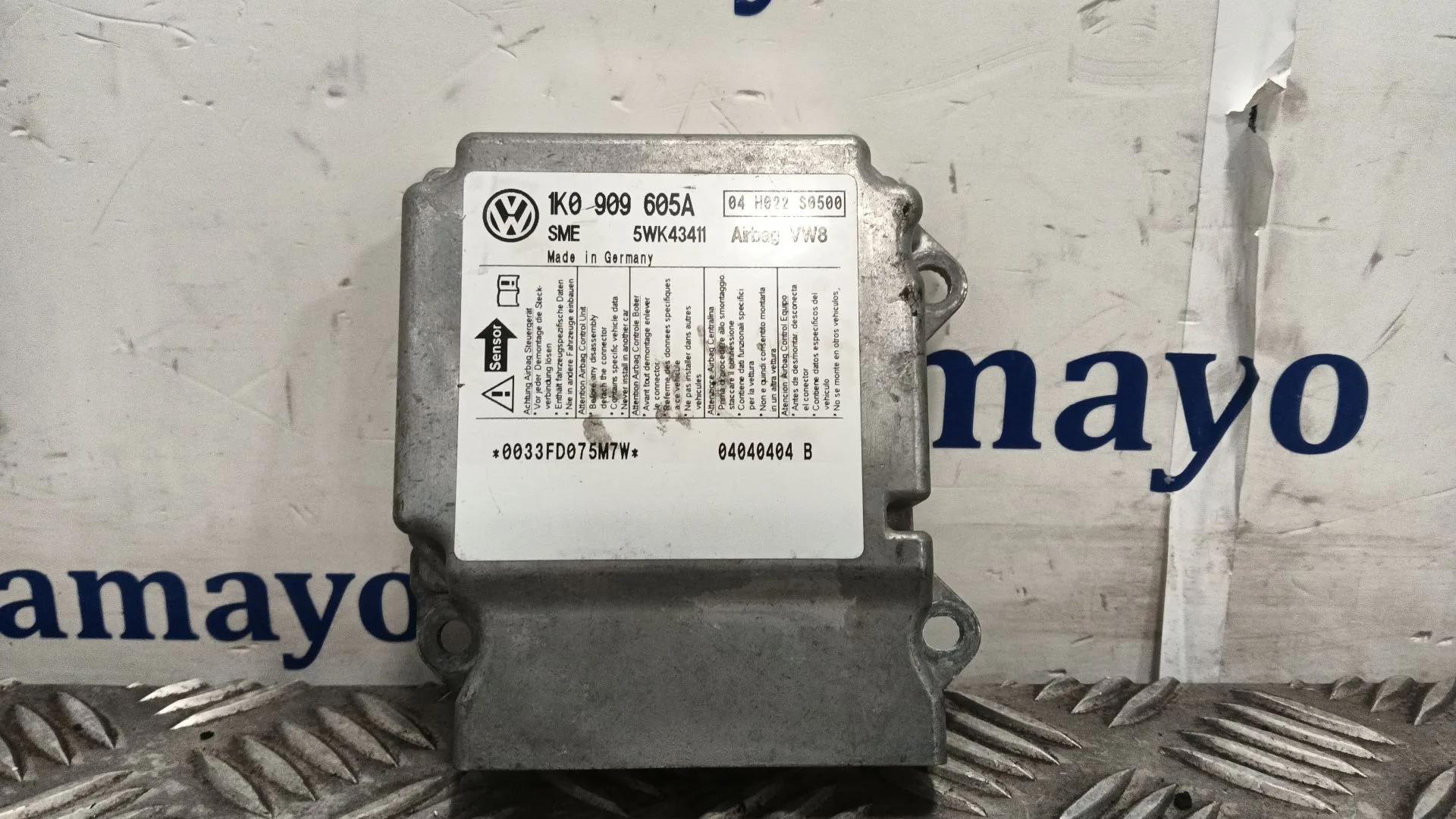Centralita Airbag para Volkswagen Golf V (1K1)