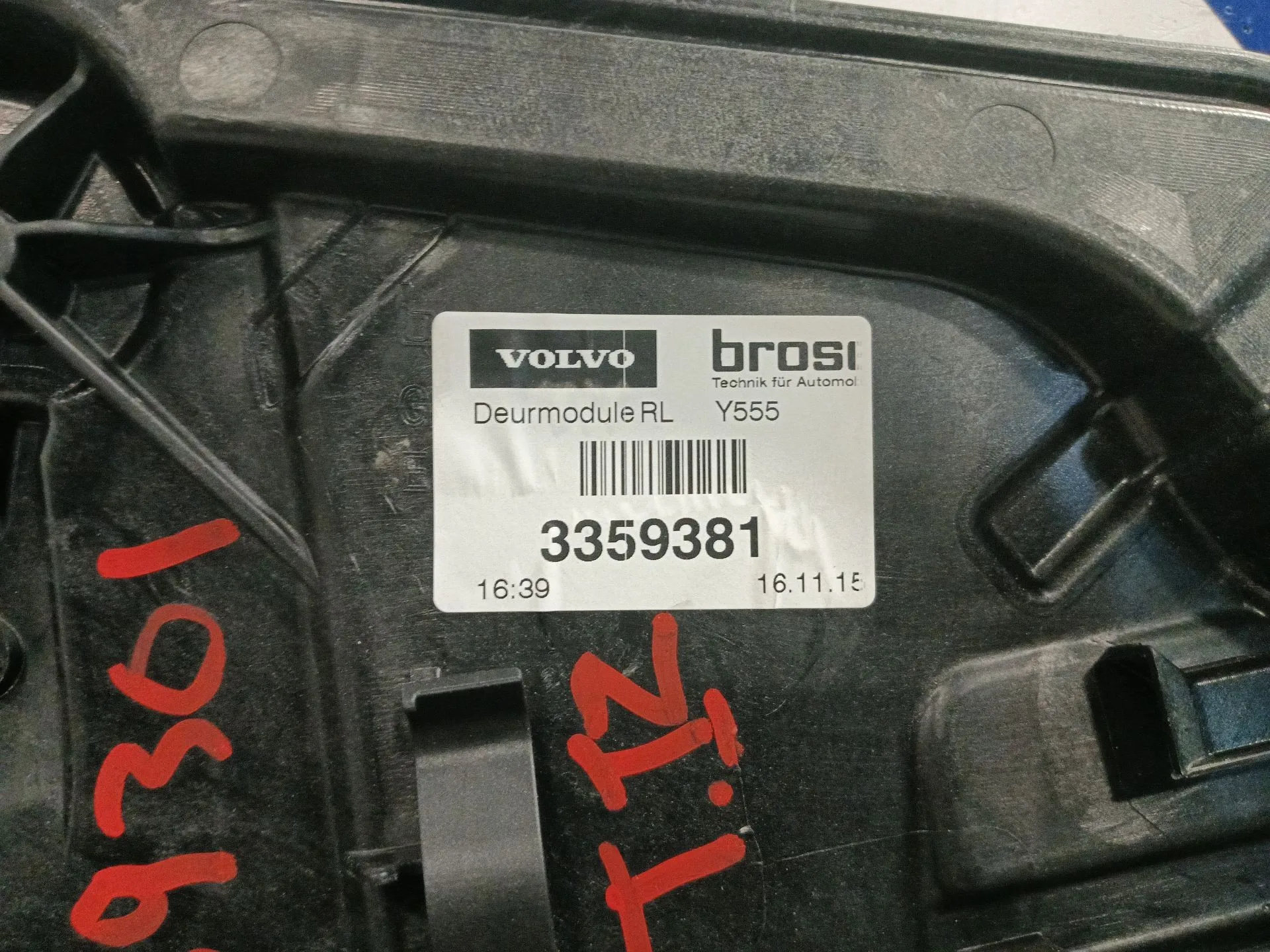 Elevalunas Trasero Izquierdo para Volvo V40 Hatchback (525)