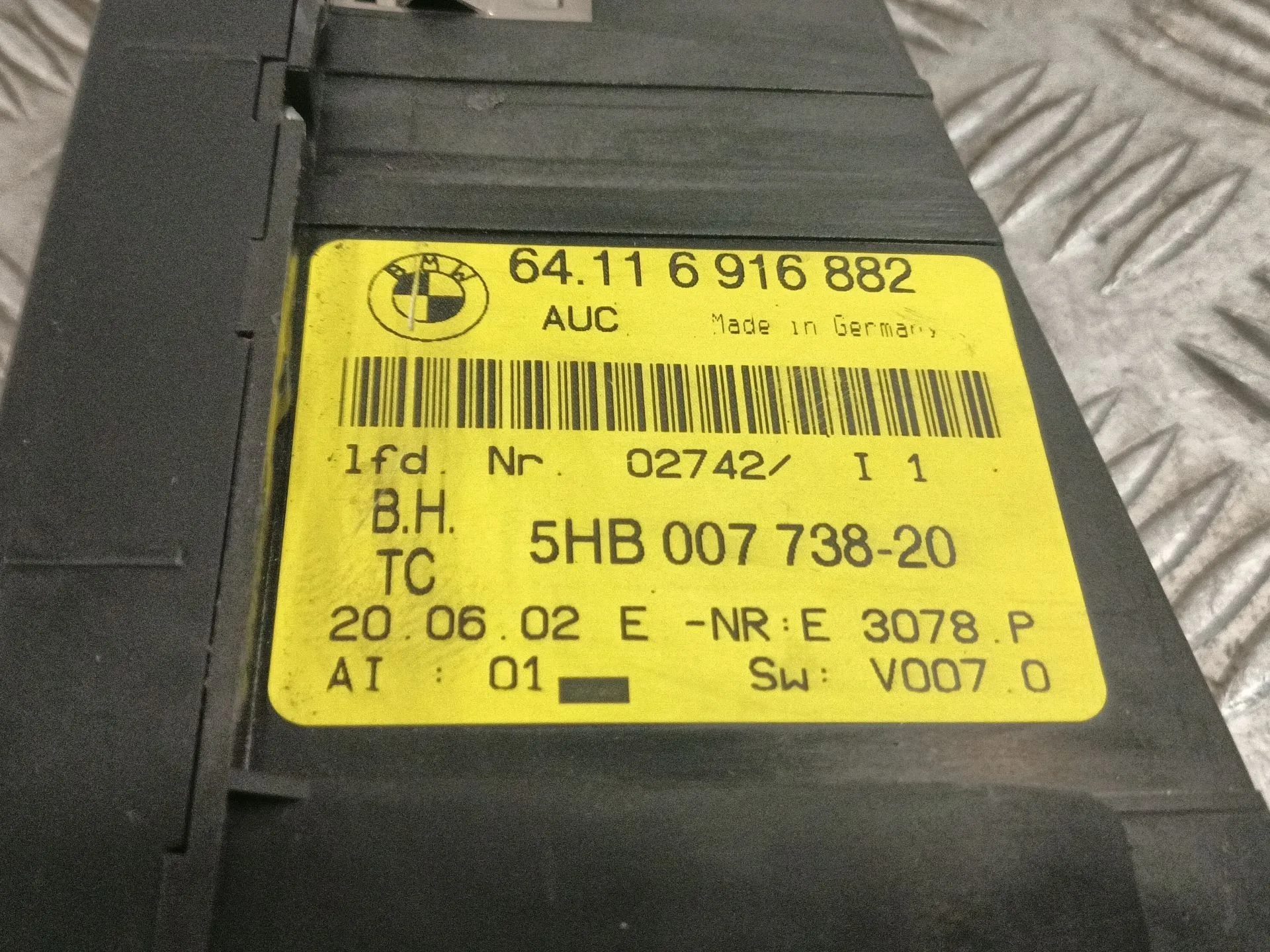 Mando Calefaccion / Aire Acondicionado para Bmw Serie 3 Berlina (E46)