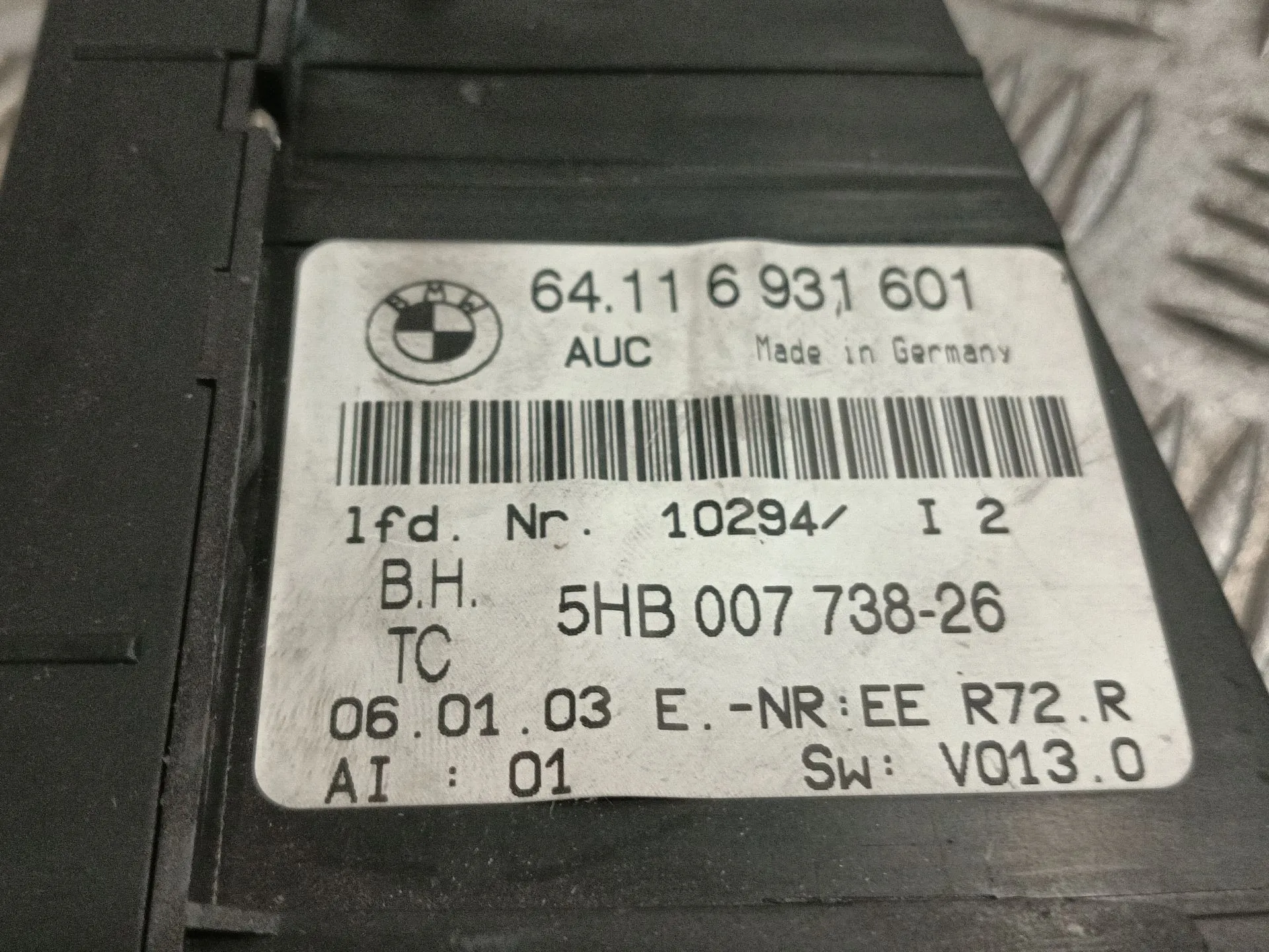 Mando Calefaccion / Aire Acondicionado para Bmw 3 (E46)