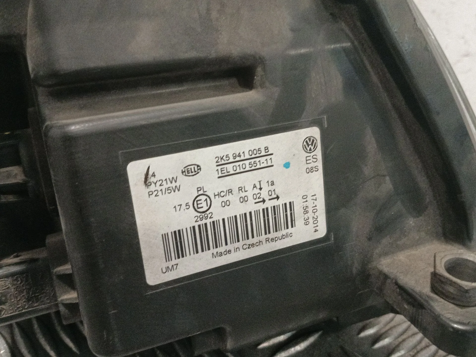Faro Izquierdo para Volkswagen Caddy Iii Furgoneta/Monovolumen (2Ka, 2Kh, 2Ca, 2Ch)