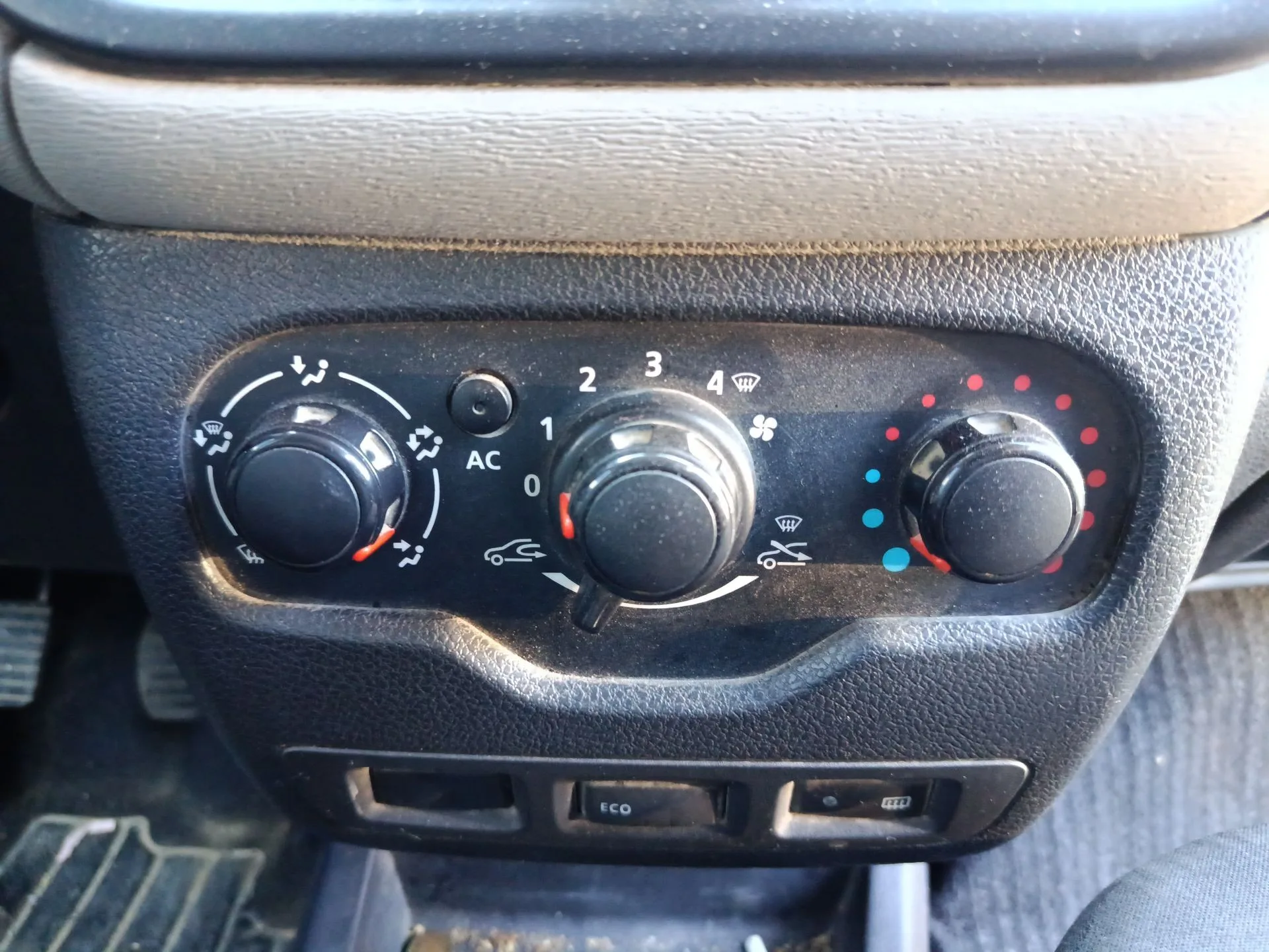 Mando Climatizador para Dacia Dokker Furgoneta/Monovolumen