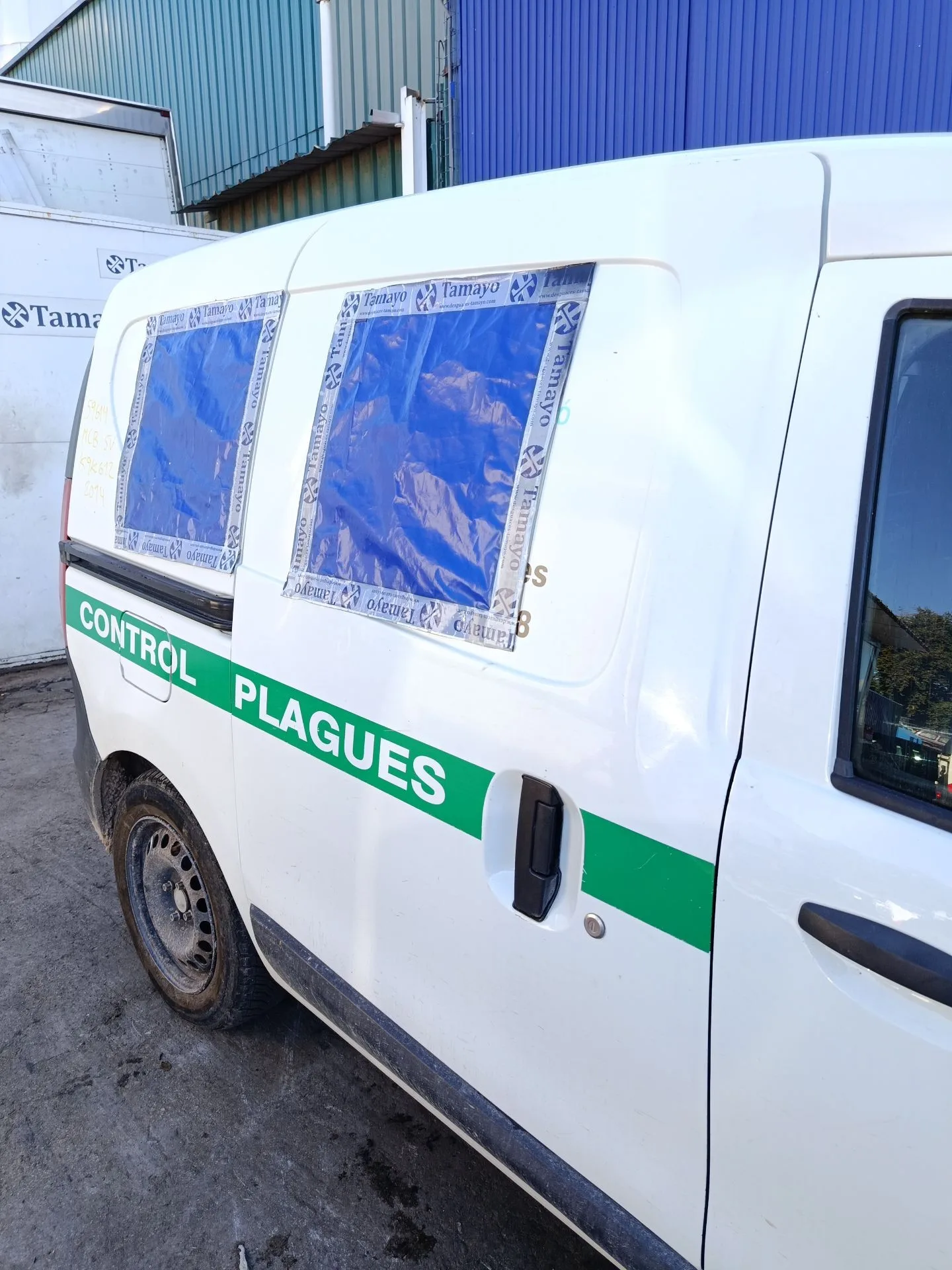 Puerta Lateral Corredera Derecha para Dacia Dokker Furgoneta/Monovolumen