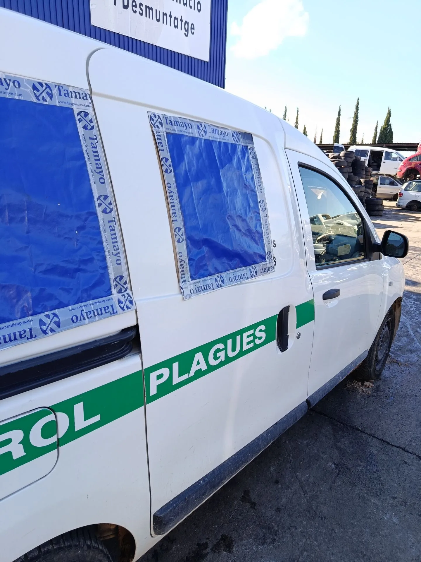 Puerta Lateral Corredera Derecha para Dacia Dokker Furgoneta/Monovolumen