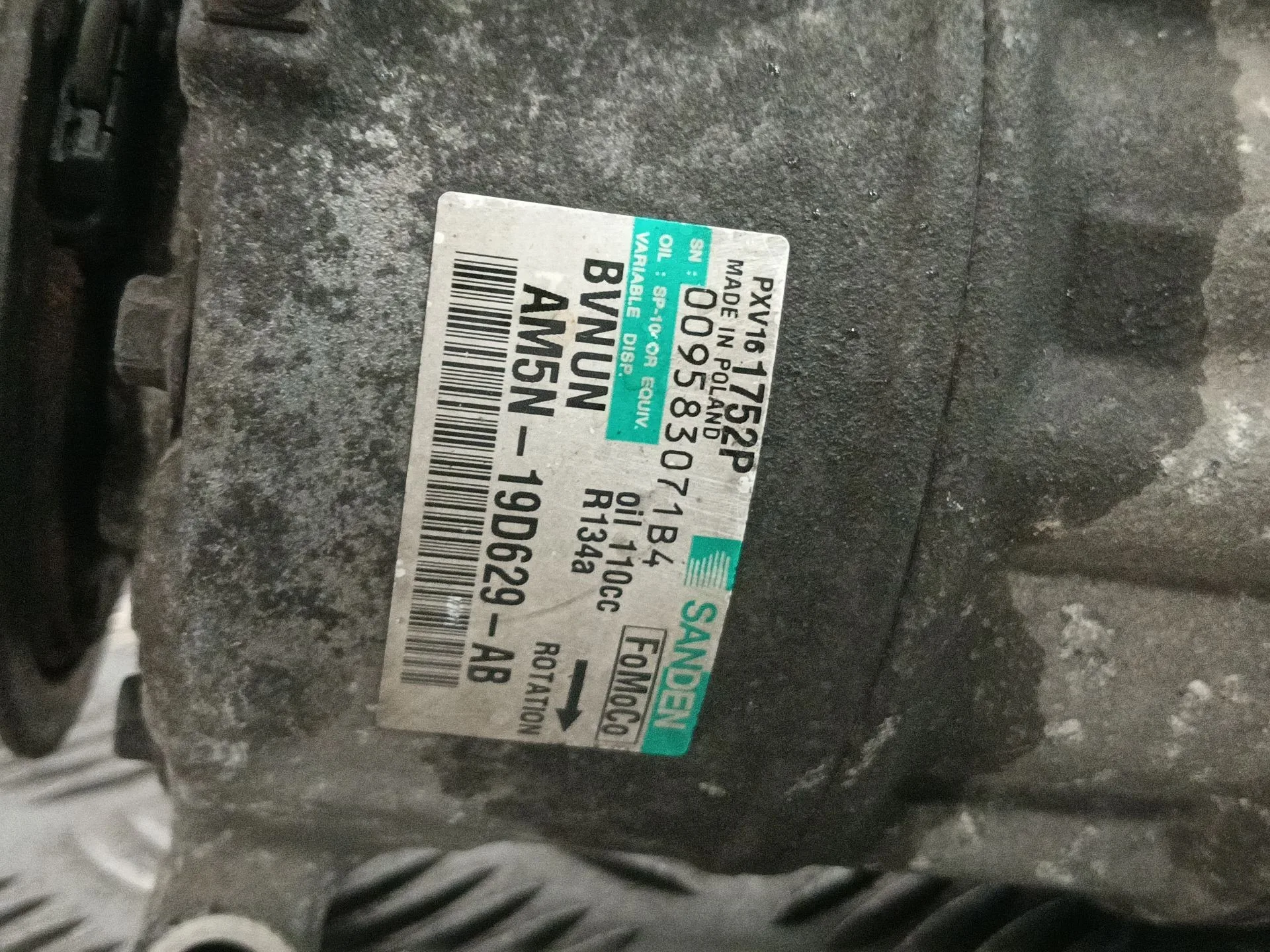 Compresor Aire Acondicionado para Ford C-Max Ii (Dxa/Cb7, Dxa/Ceu)