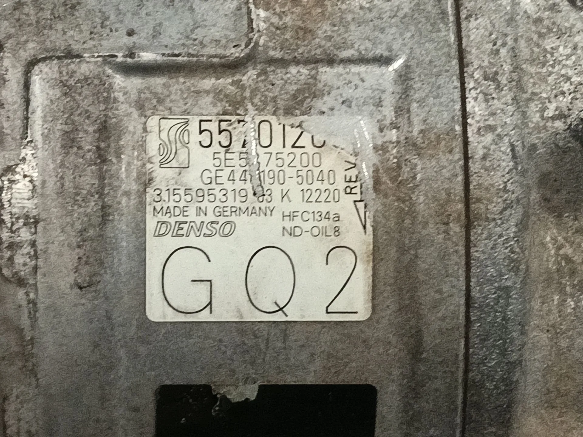 Compresor Aire Acondicionado para Opel Corsa D (S07)