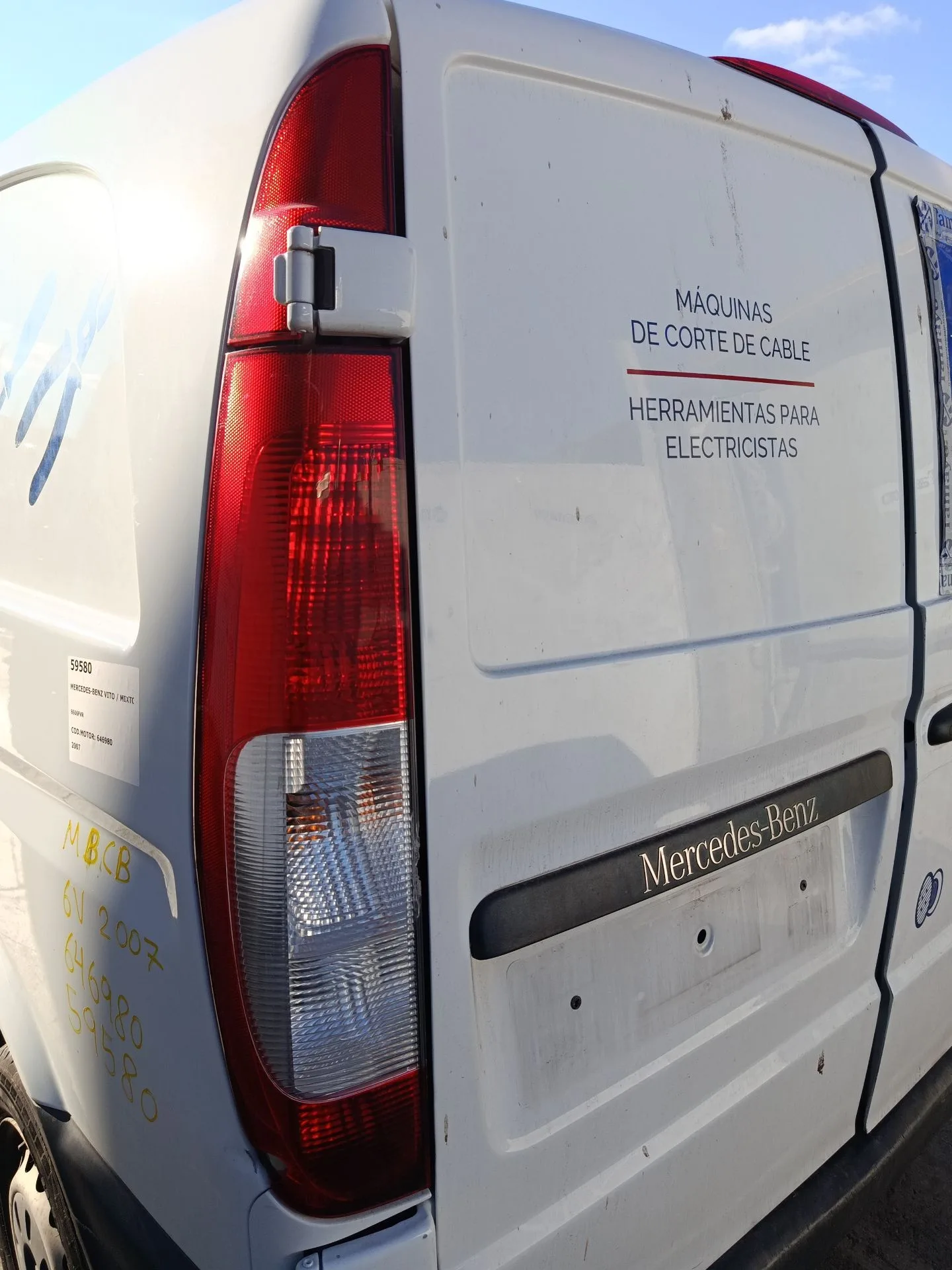 Piloto Trasero Izquierdo para Mercedes-Benz Vito / Mixto Furgoneta (W639)