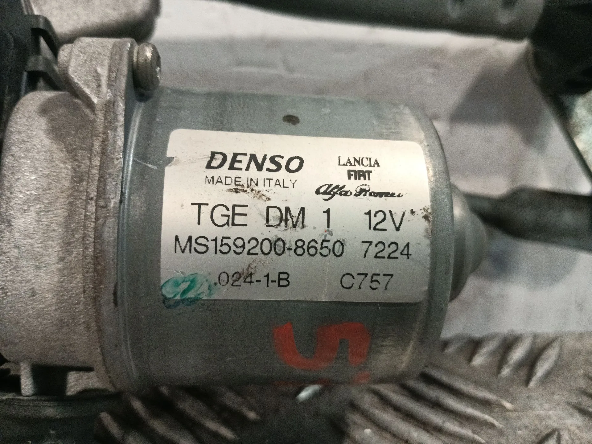 Motor Limpia Delantero para Fiat 500 (312)