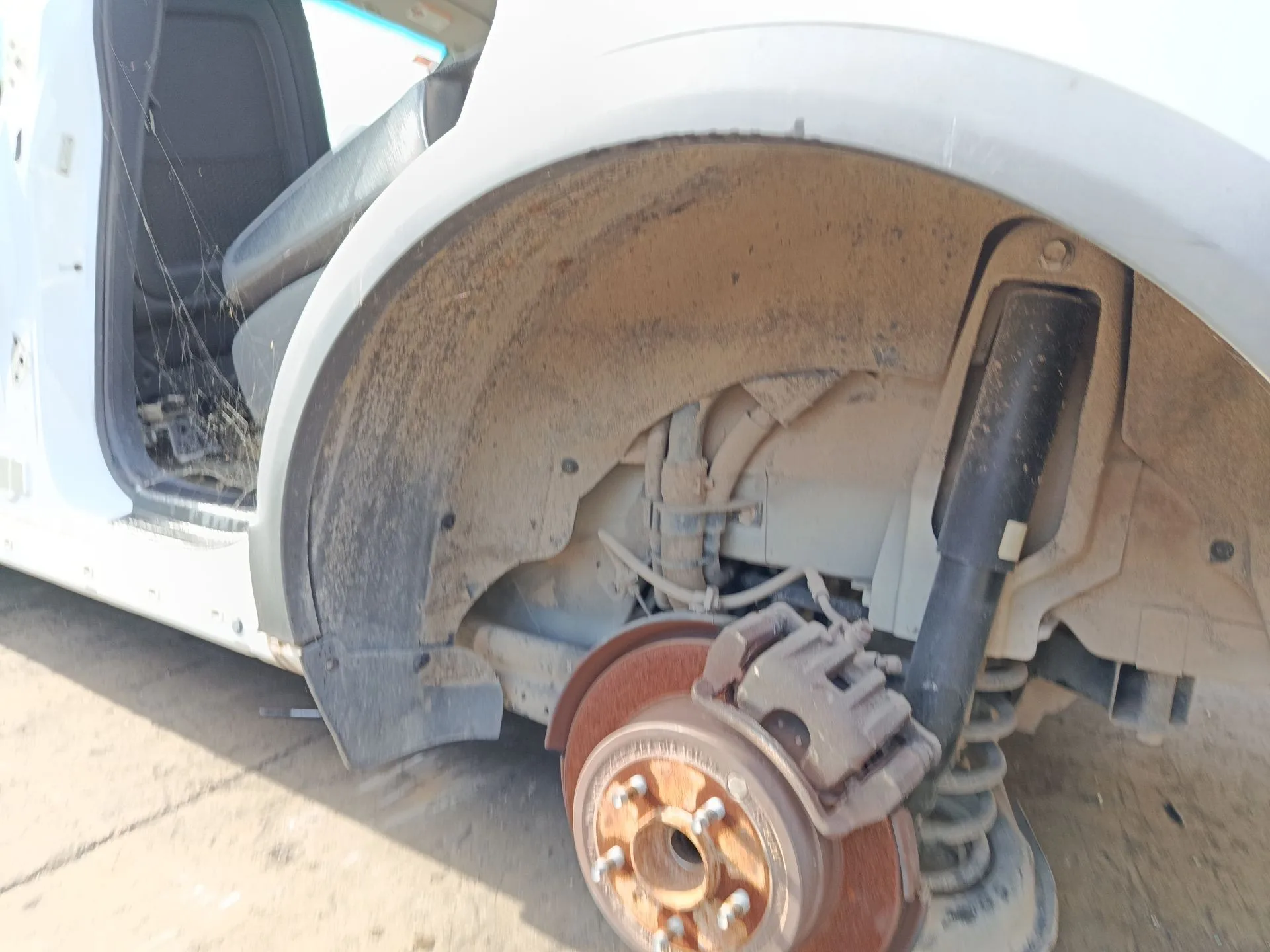 Plastico Paso Rueda Trasero Izquierdo para Opel Antara