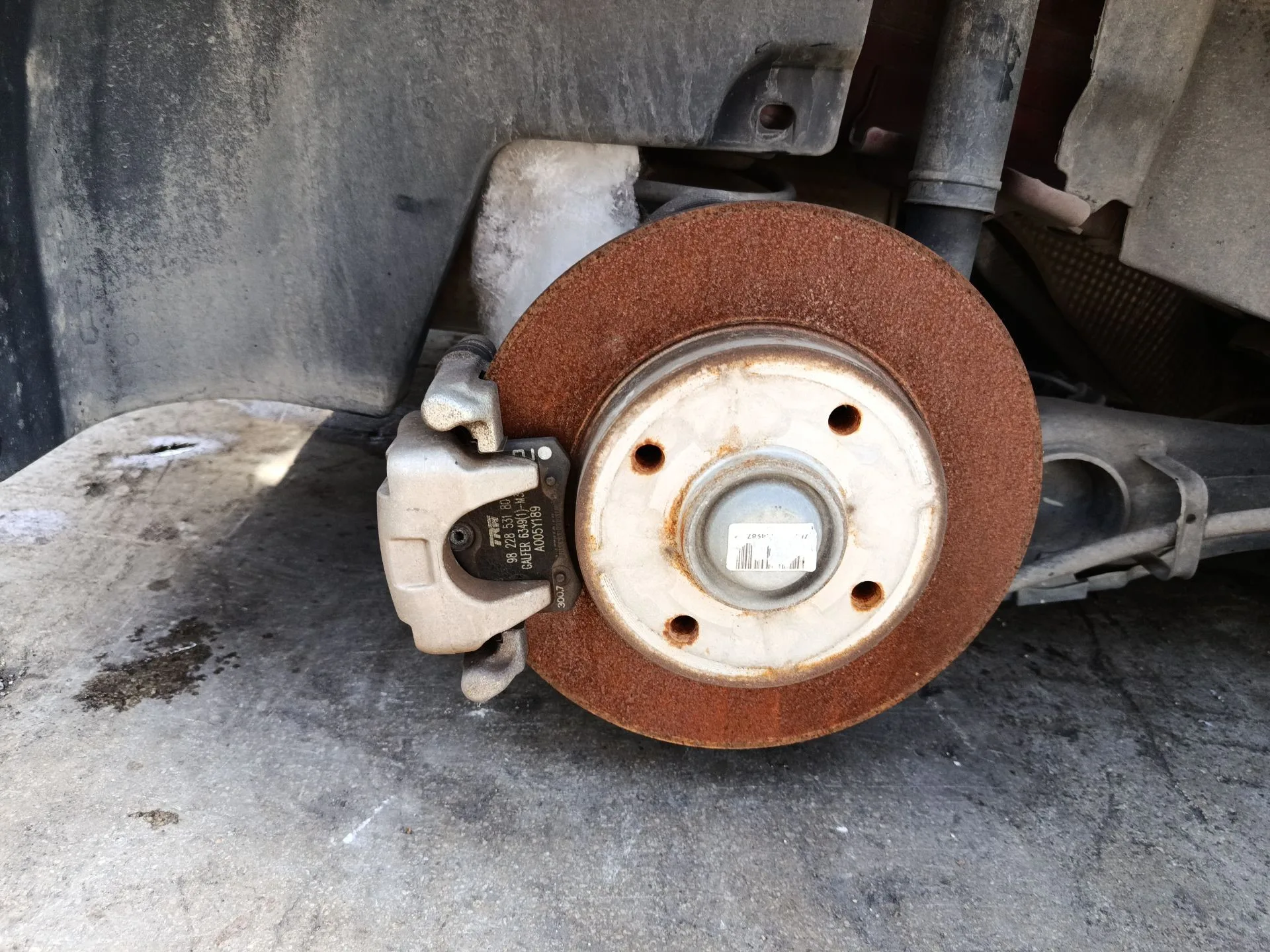 Pinza Freno Trasera Derecha para Peugeot 2008 (--.2013->)