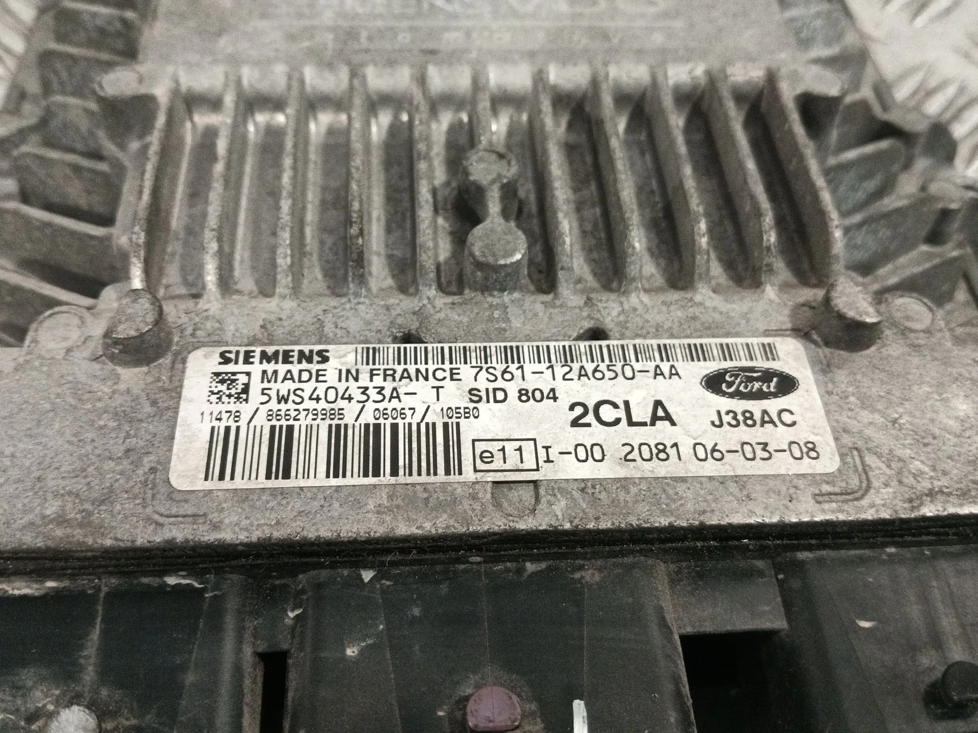 Centralita Motor Uce para Ford Fiesta V (Jh_, Jd_)