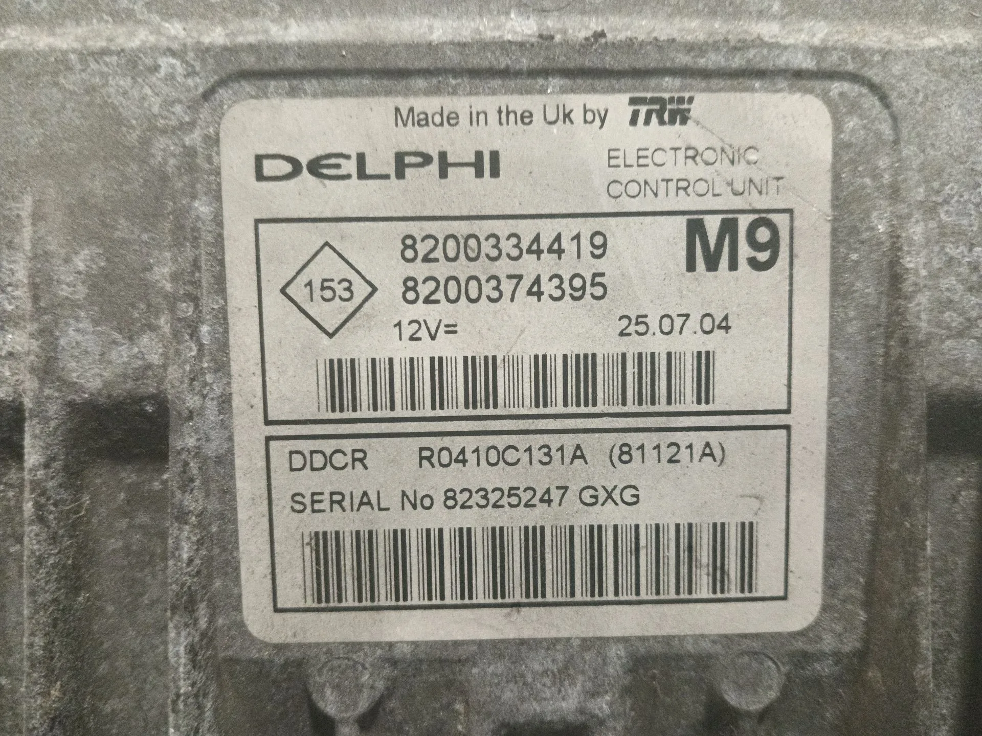 Centralita Motor Uce para Nissan Micra (K12E)