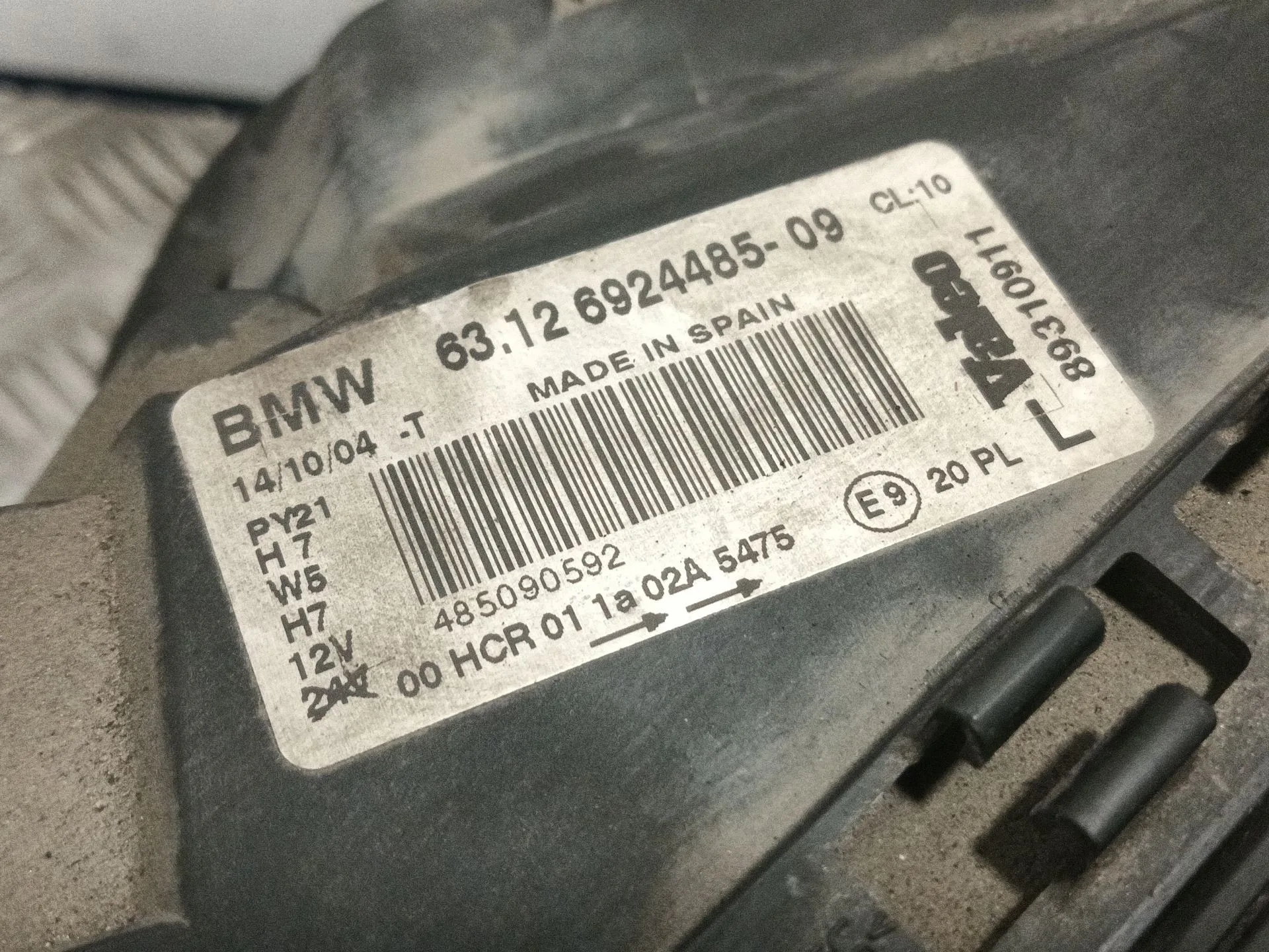 Faro Izquierdo para Bmw 1 (E87)