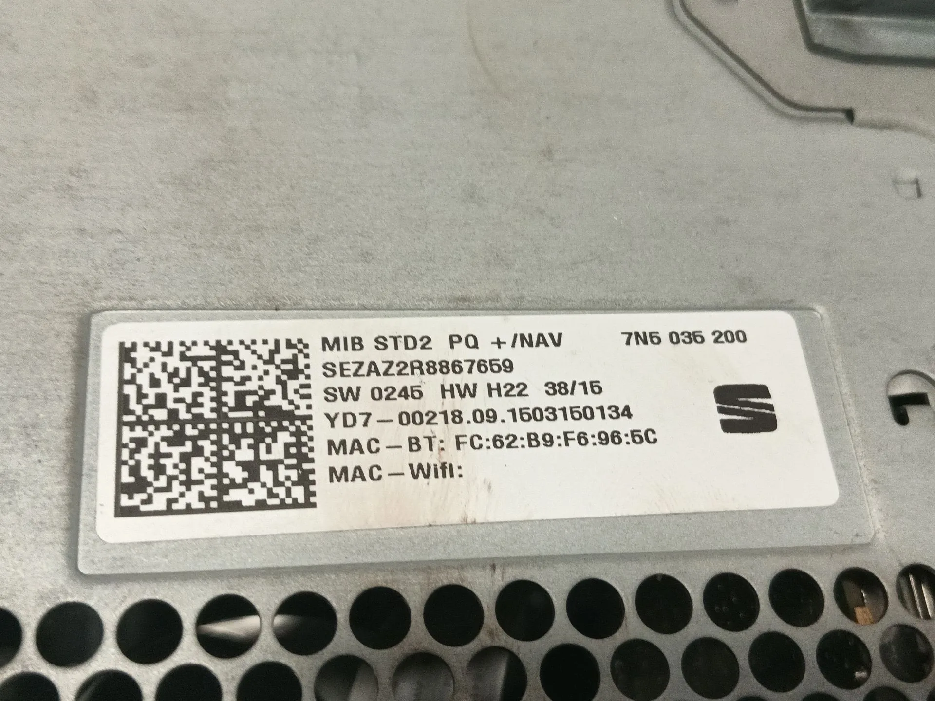 Sistema Audio / Radio Cd para Seat Alhambra (710, 711)