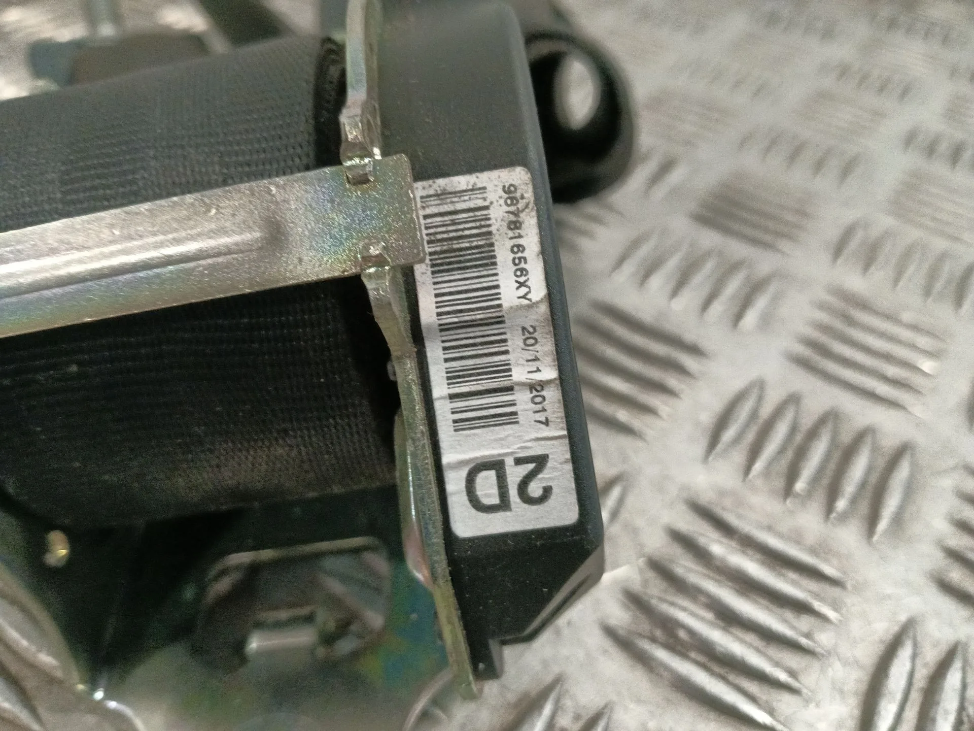 Cinturon Seguridad Trasero Derecho para Peugeot 2008 (--.2013->)