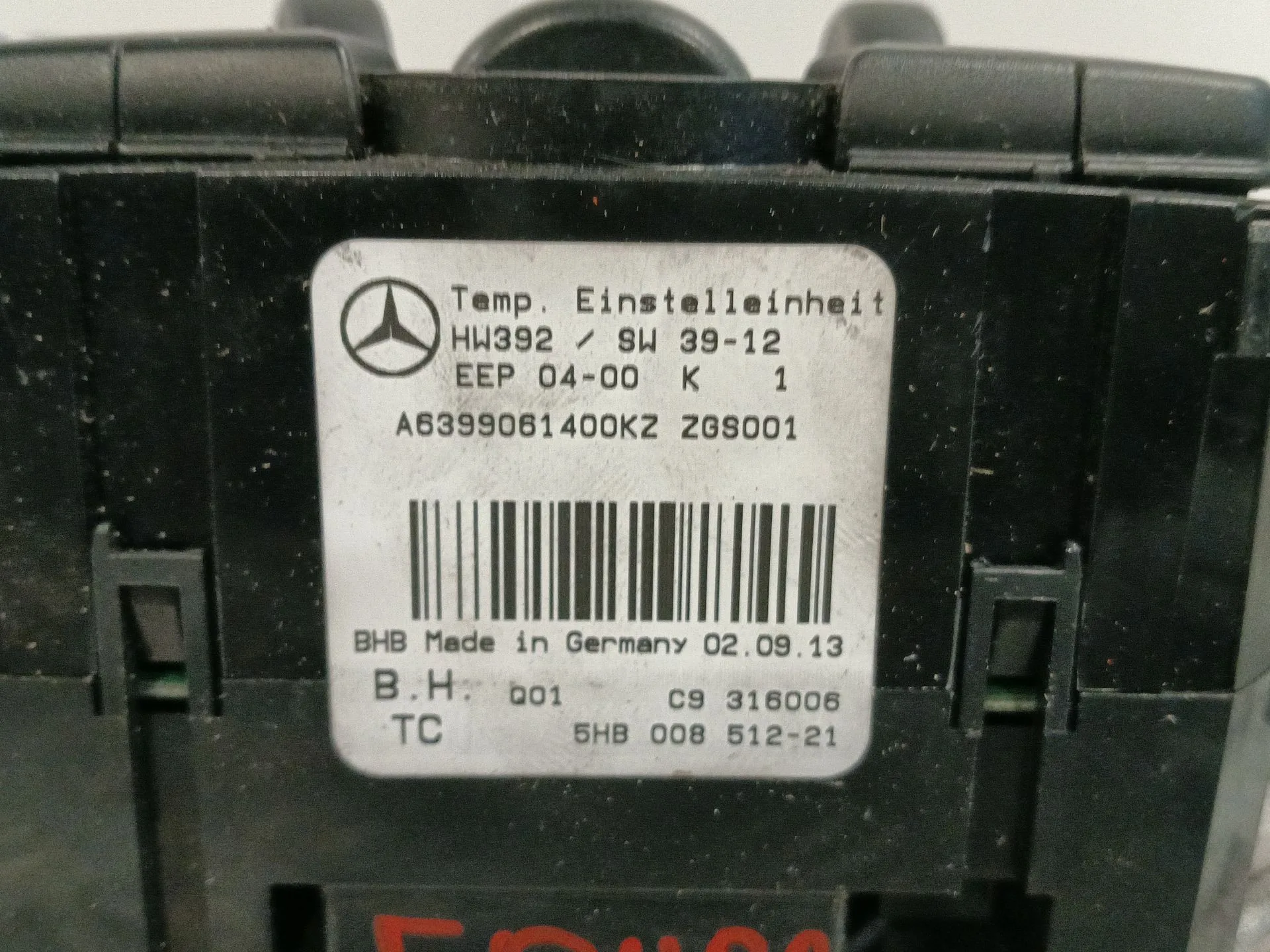 Mando Climatizador para Mercedes-Benz Viano (W639)